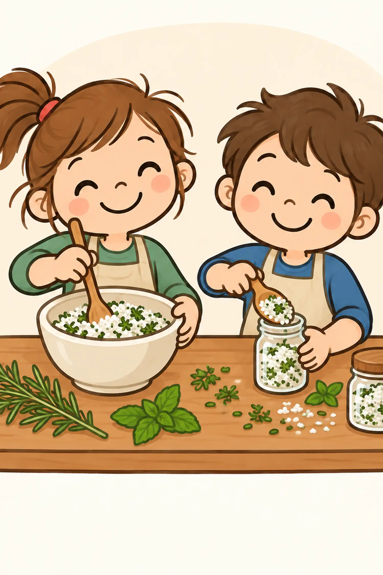 Making "Herbal Salt" Magic Powder
