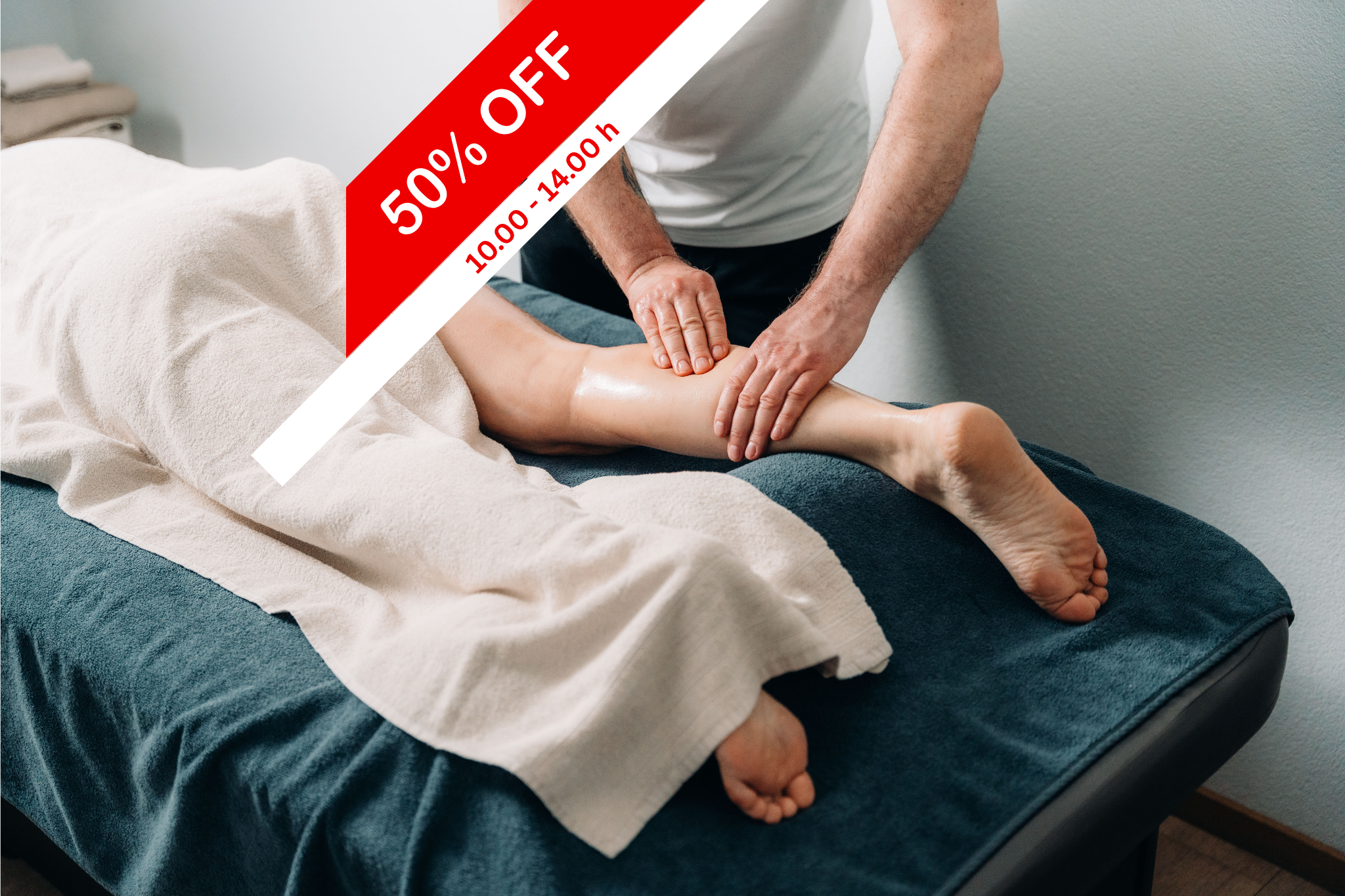 Kombimassage (Rücken und Füsse)