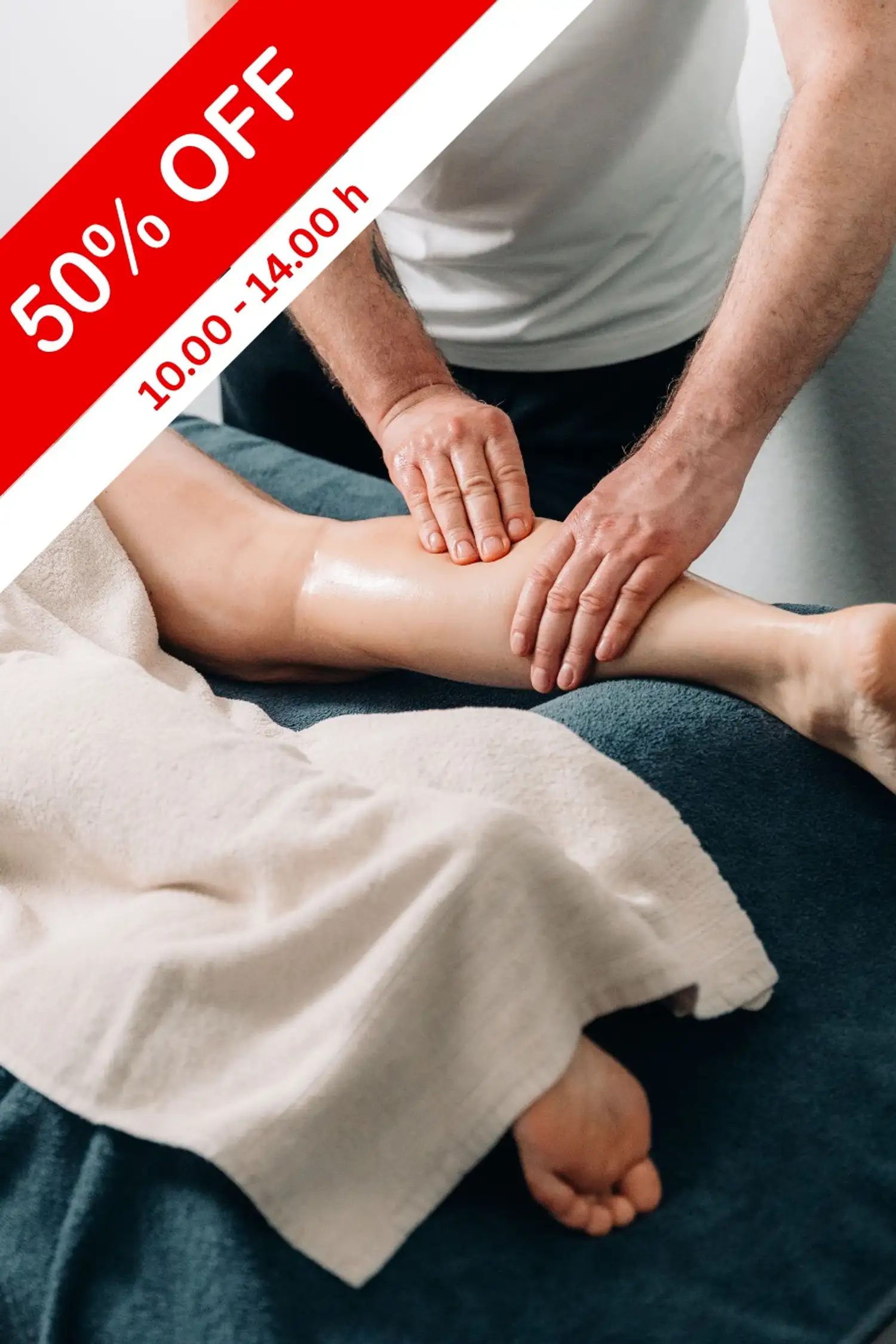 Kombimassage (Rücken und Füsse)
