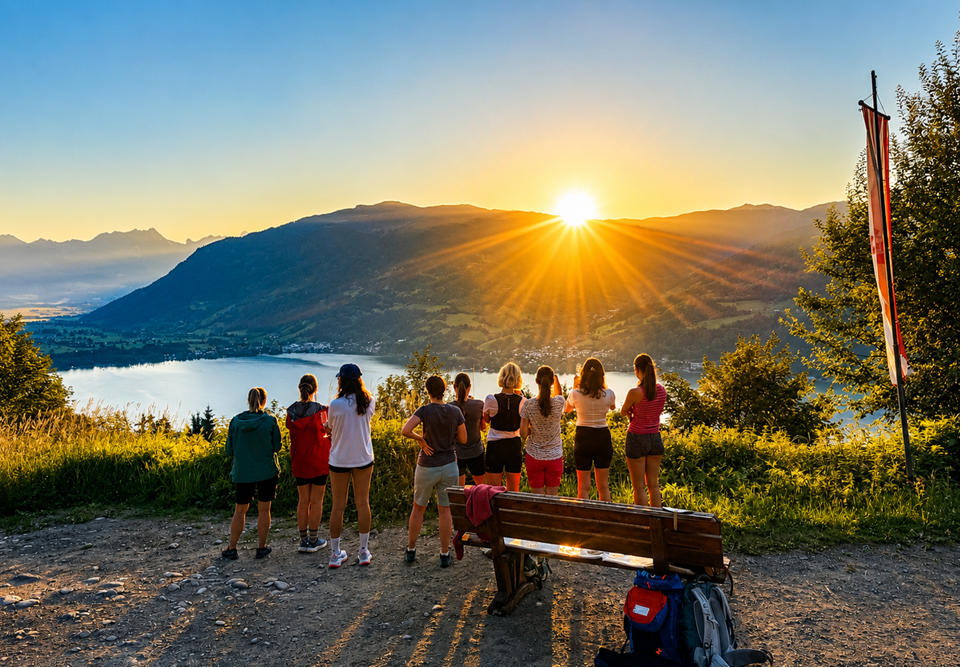 Sonnenaufgangswanderung mit Christine Segl