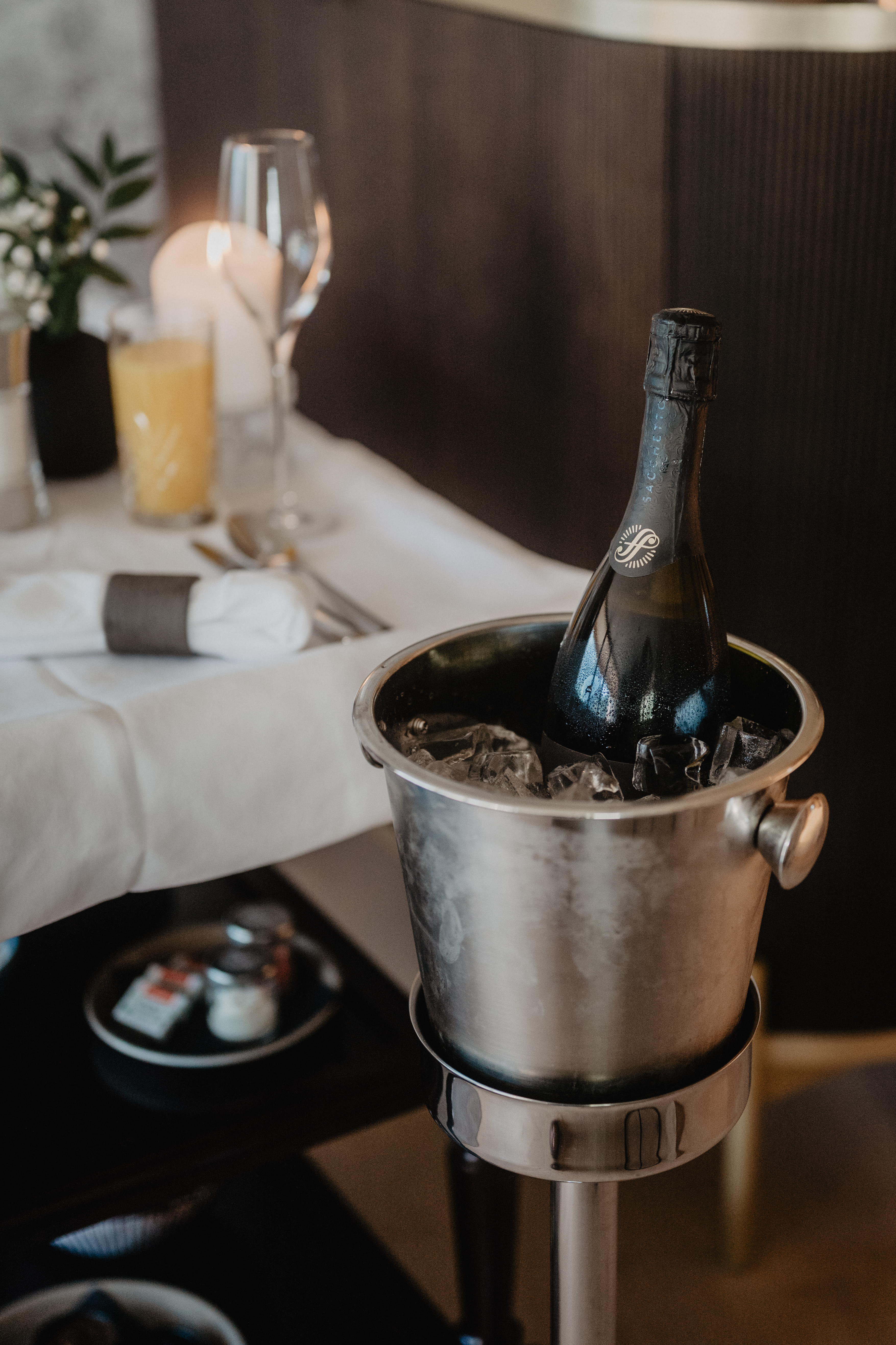 Flasche Prosecco Sacchetto