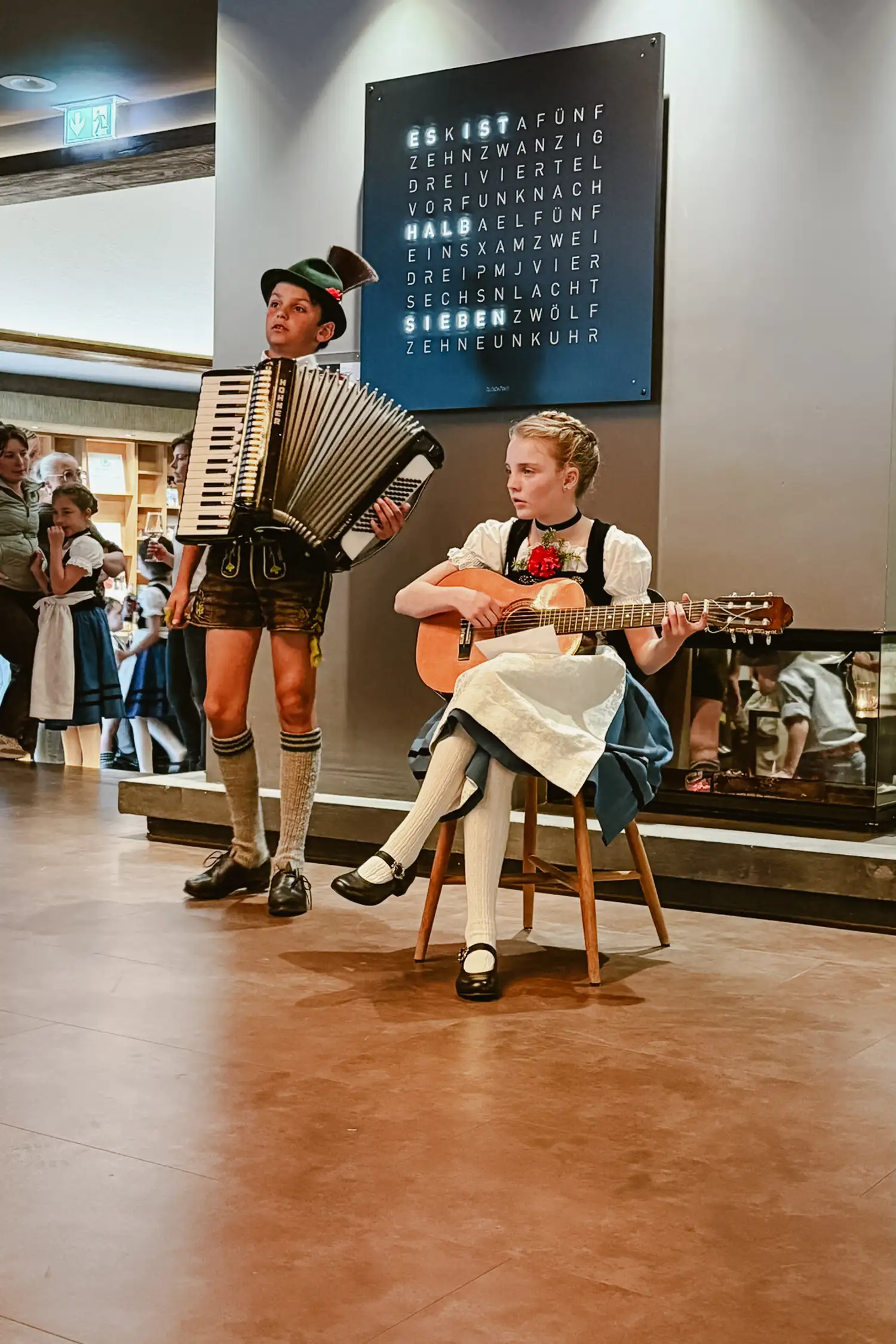 Performance of the Kinderplattler Oberstaufen