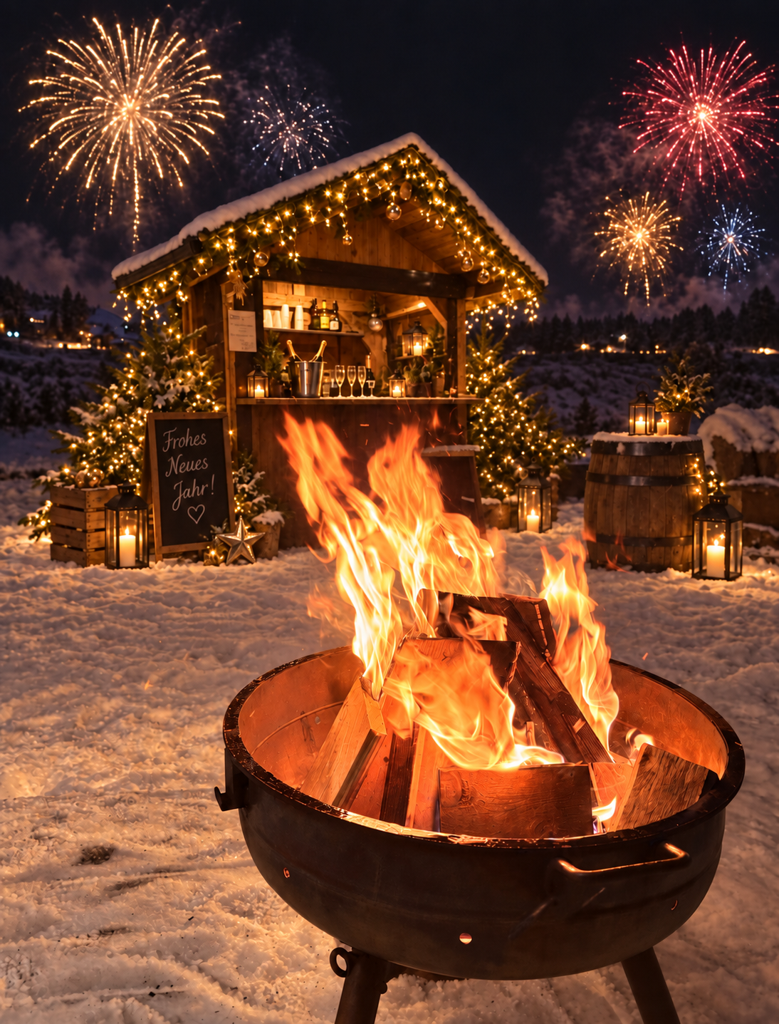 Silvester - Abendessen in der Moonbikes Bar & Restaurant