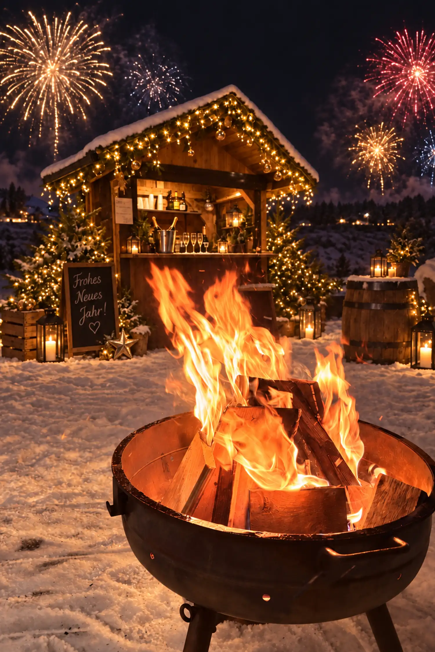 Silvester - Abendessen in der Moonbikes Bar & Restaurant