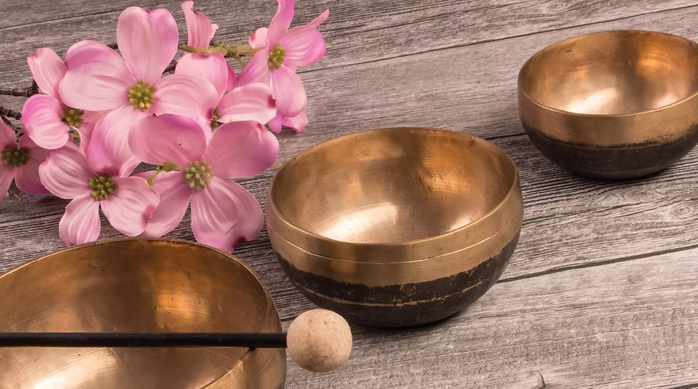 Singing bowl meditation with Janine