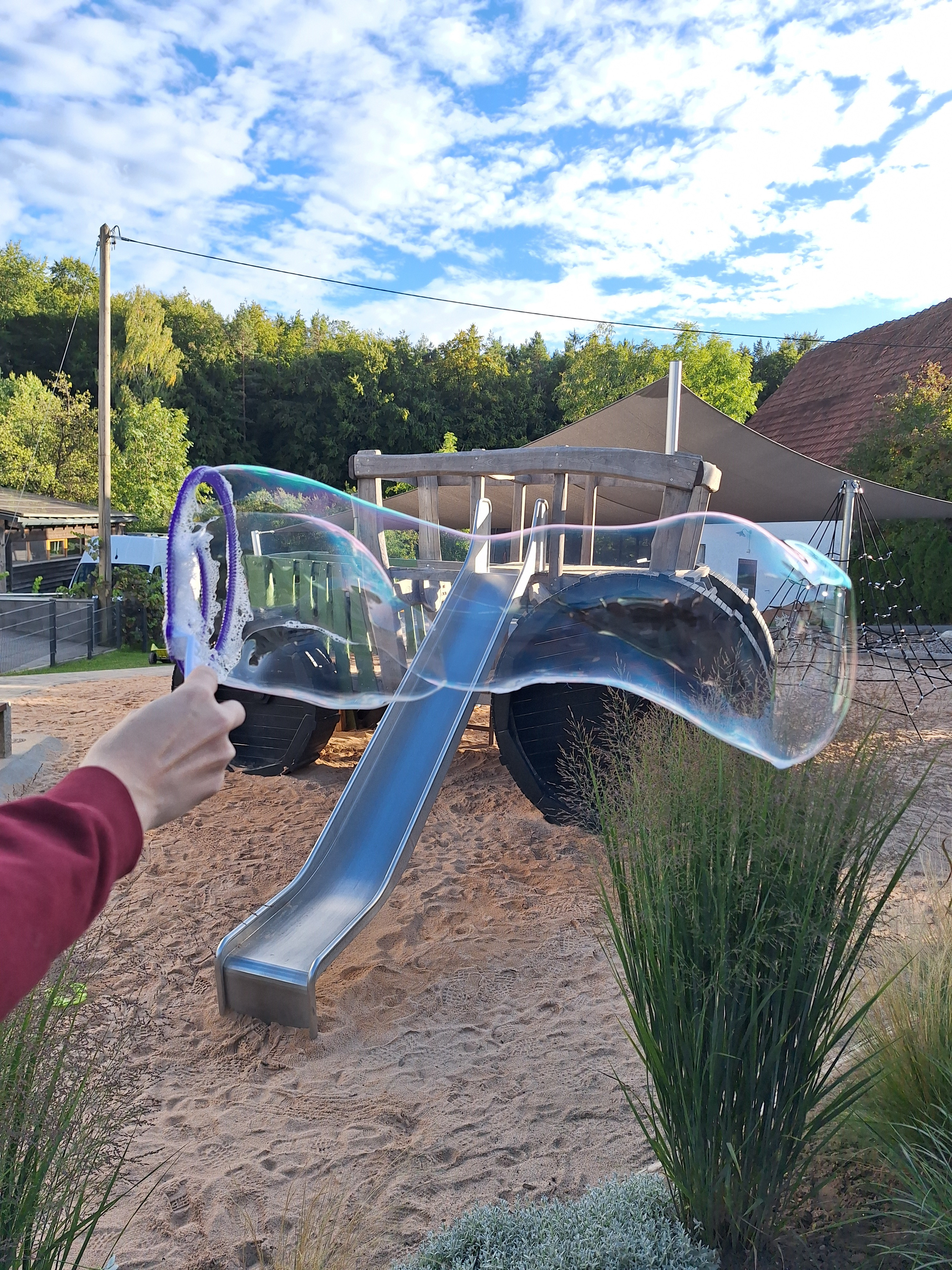 Giant soap bubbles