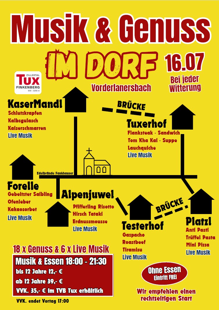 Musik & Genuss im Dorf