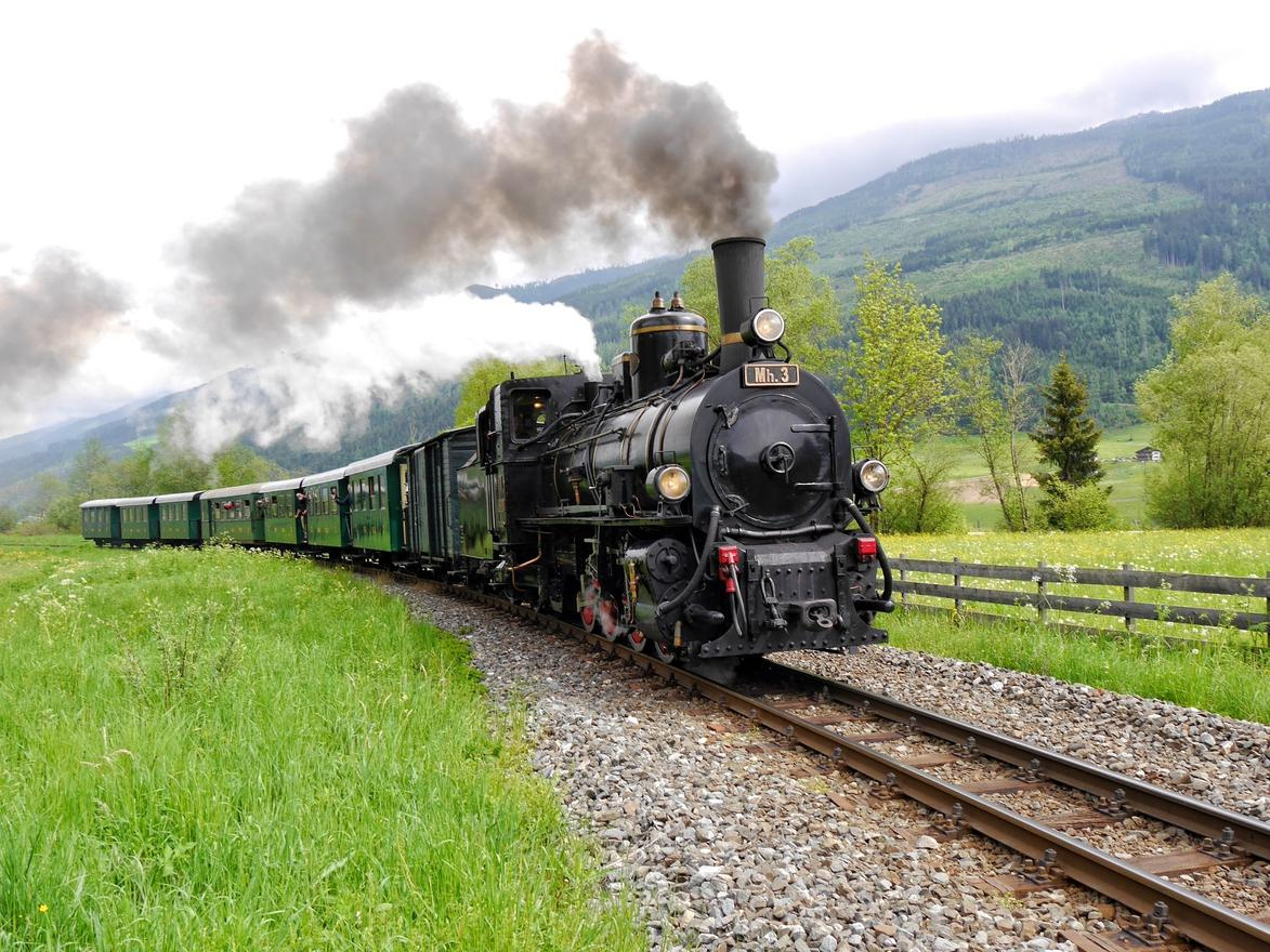 Nostalgic trip on the steam train - from Zell am See to Mittersill and Mittersill to Niedernsill