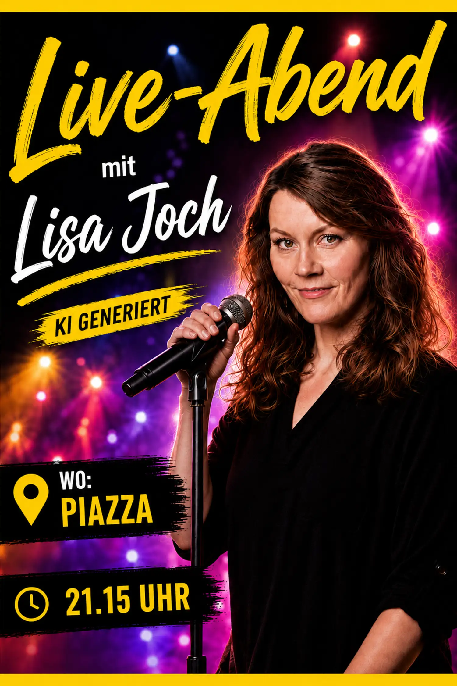 Live Abend mit Live Entertainerin Lisa Joch