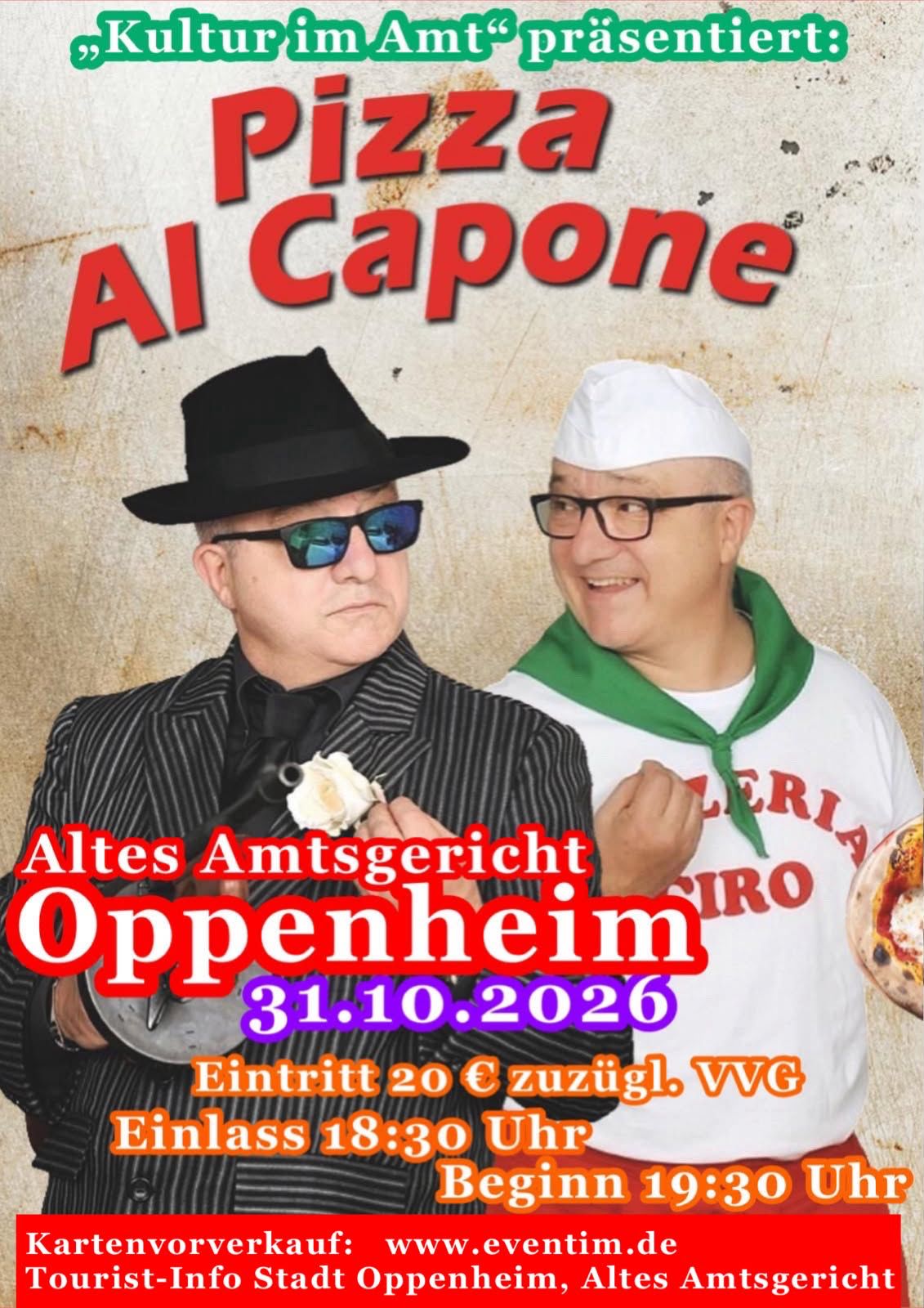 Kultur im Amt: Pizza Al Capone
