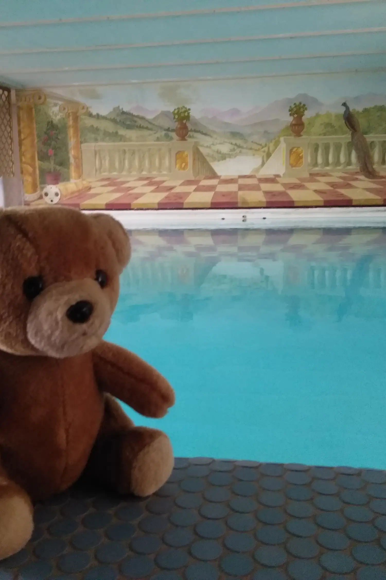 Schwimmbad-Besuch