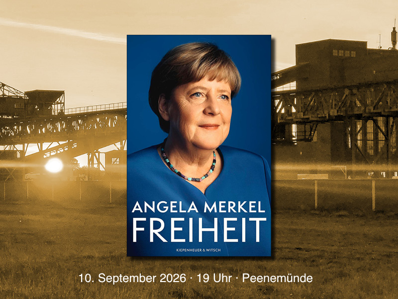 Special Reading with Angela Merkel: "Freedom – Memories 1954–2021"