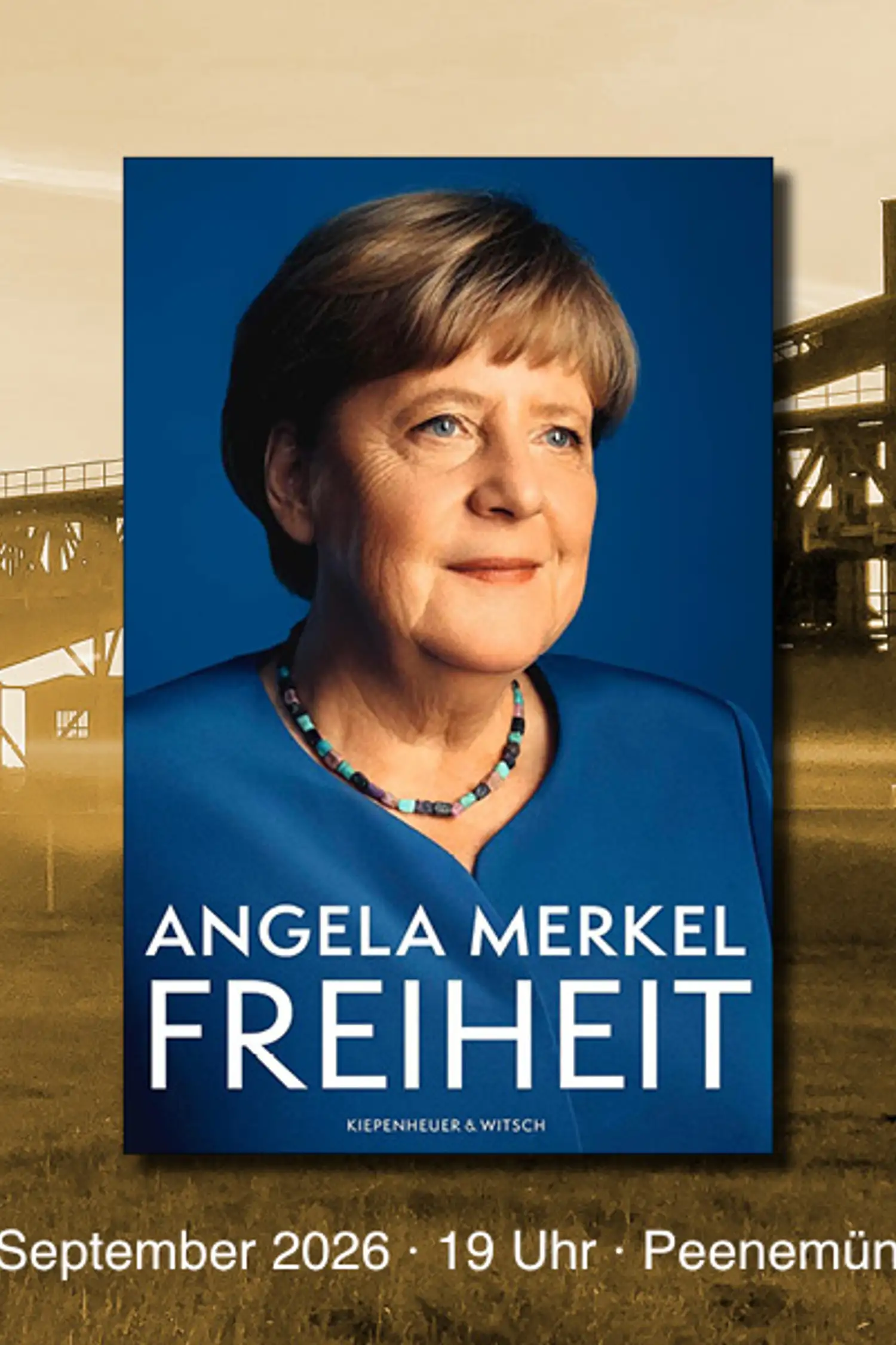 Sonderlesung mit Angela Merkel "Freiheit – Erinnerungen 1954–2021"
