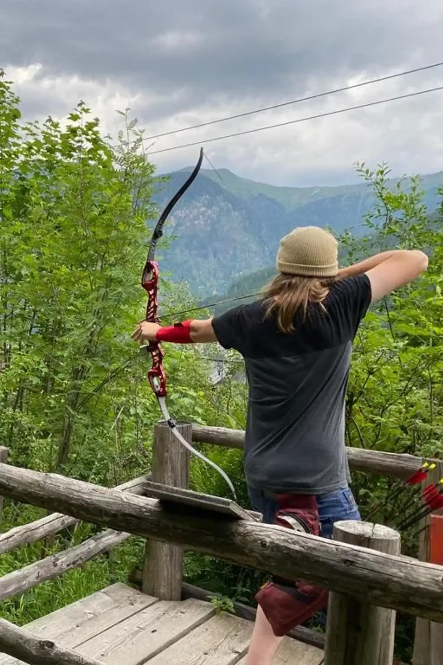 Hunting bow course near the MONDI Bellevue Alm Gastein