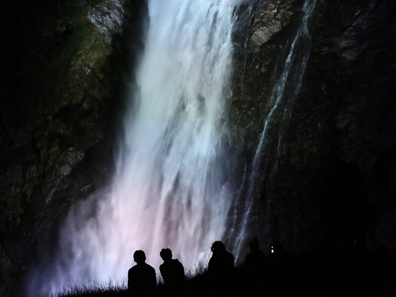 Nachtwanderung zum Partschinser Wasserfall