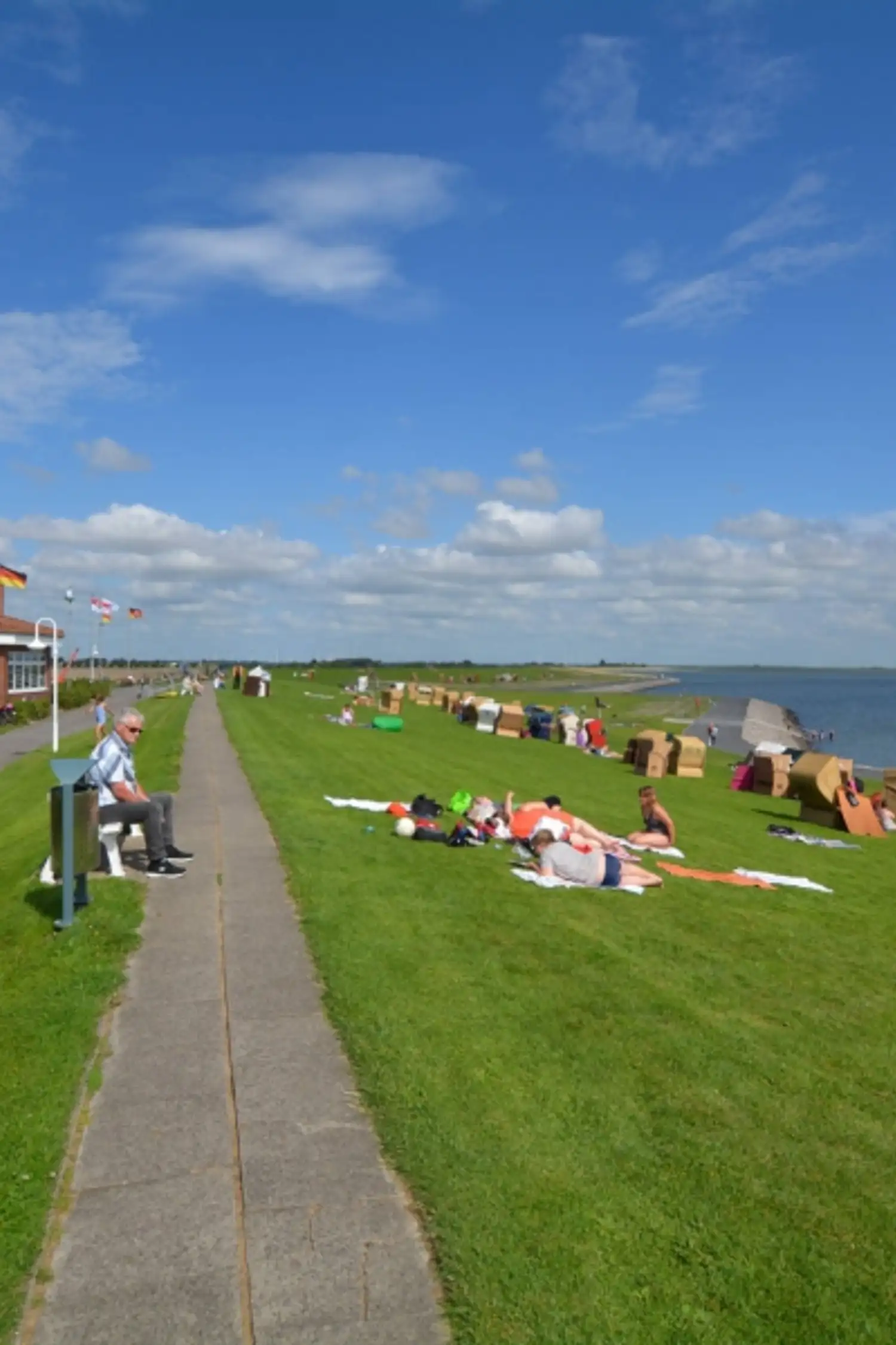 Grünstrand Büsumer Deichhausen