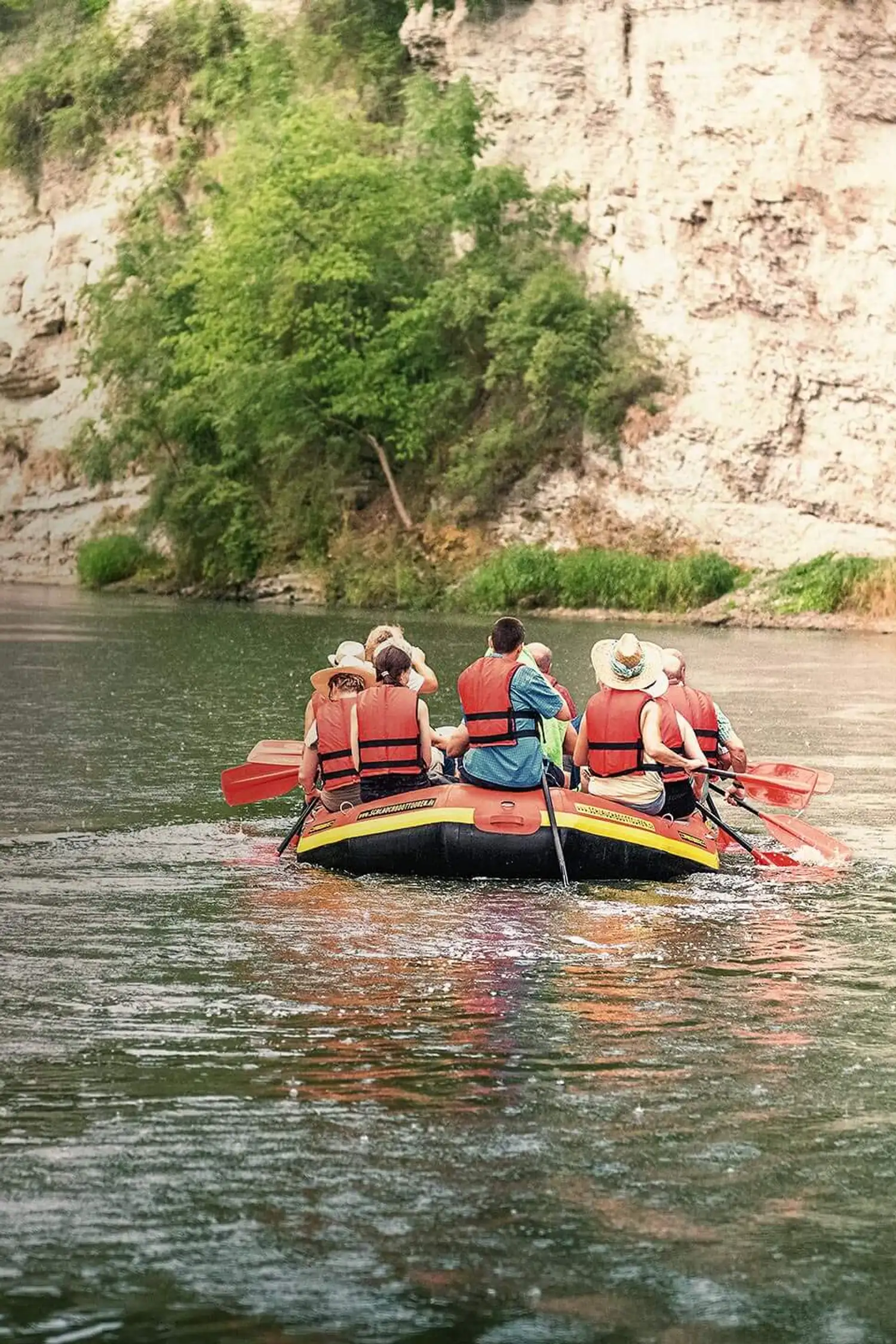 Schlauchboot-Tour von Camburg nach Bad Kösen
