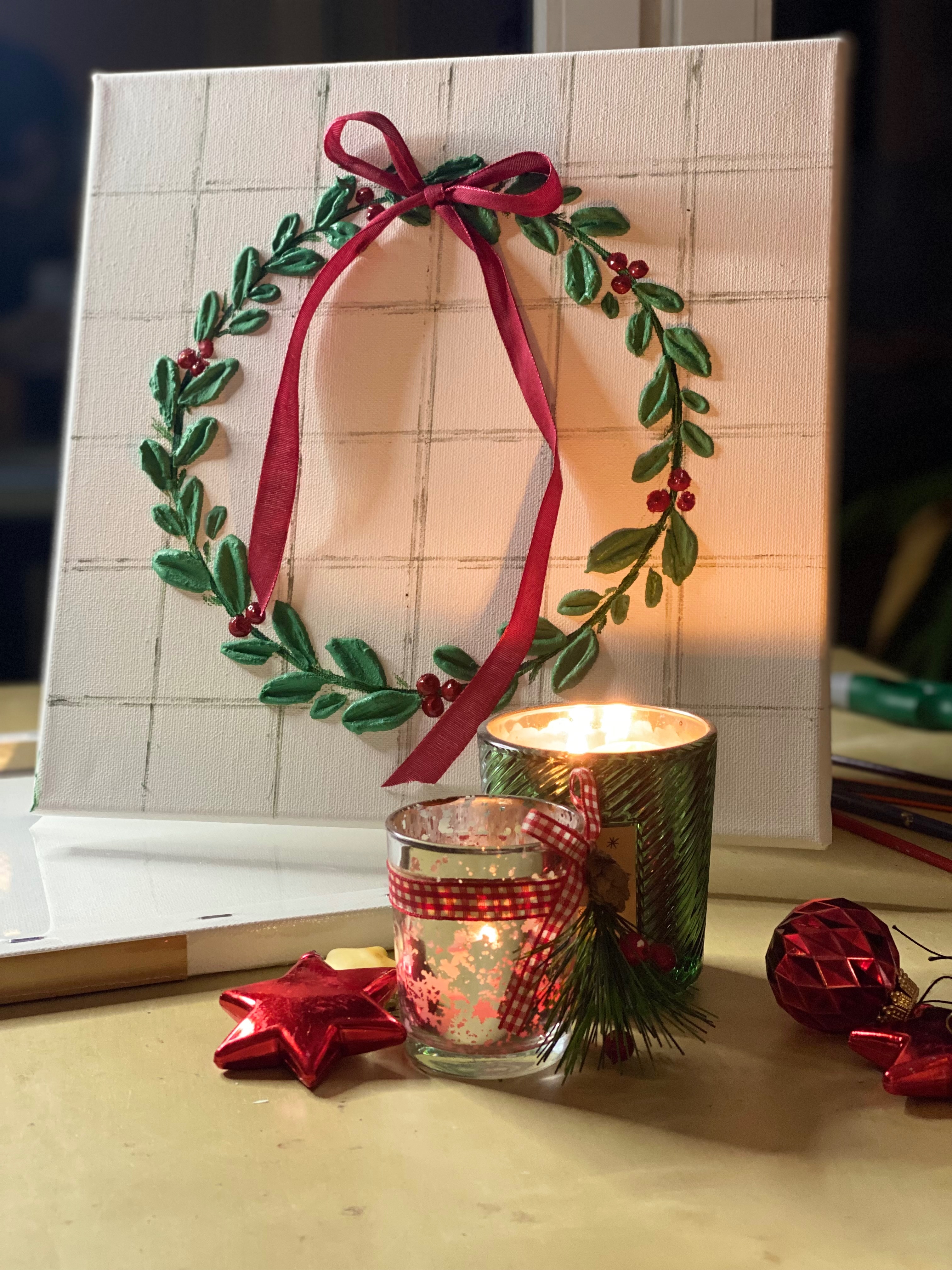 Festive Textural Art with Irina StengelArt
