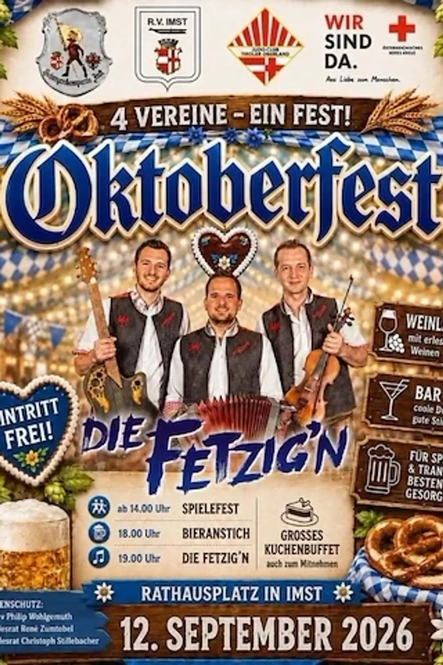 Oktoberfest: Vier Vereine - ein Fest!
