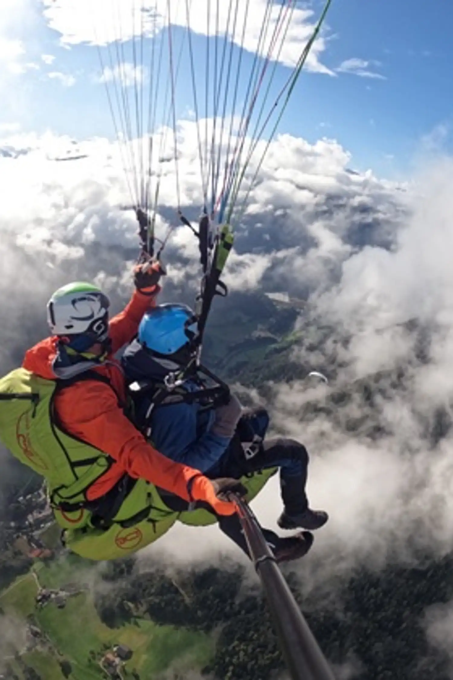 Paragliding at Gitschberg