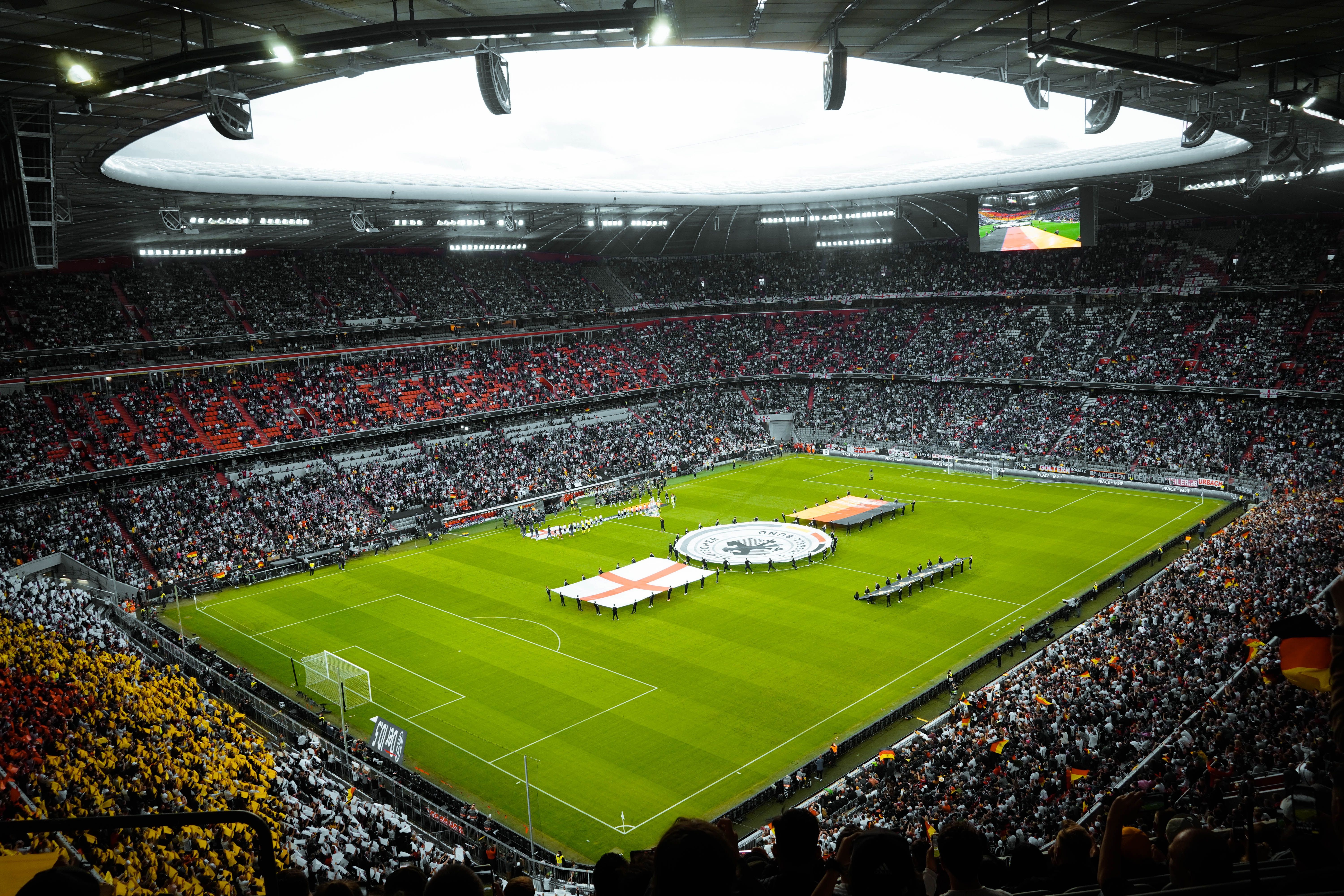Soccer broadcast World Cup match
