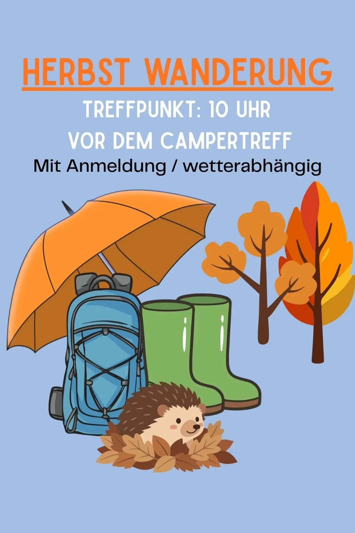 WANDELING (aanmelding vereist)