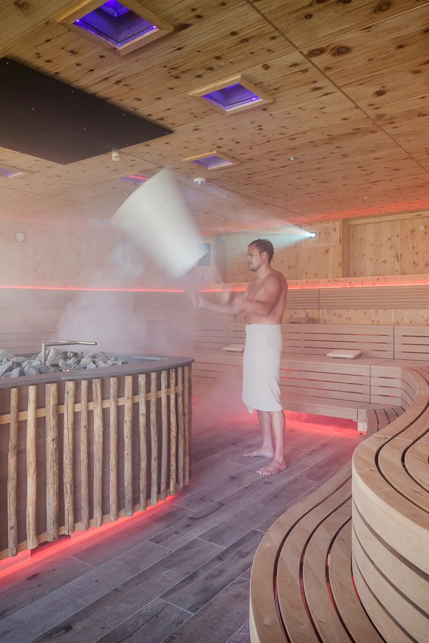 Aktiv Sauna -Aufguss