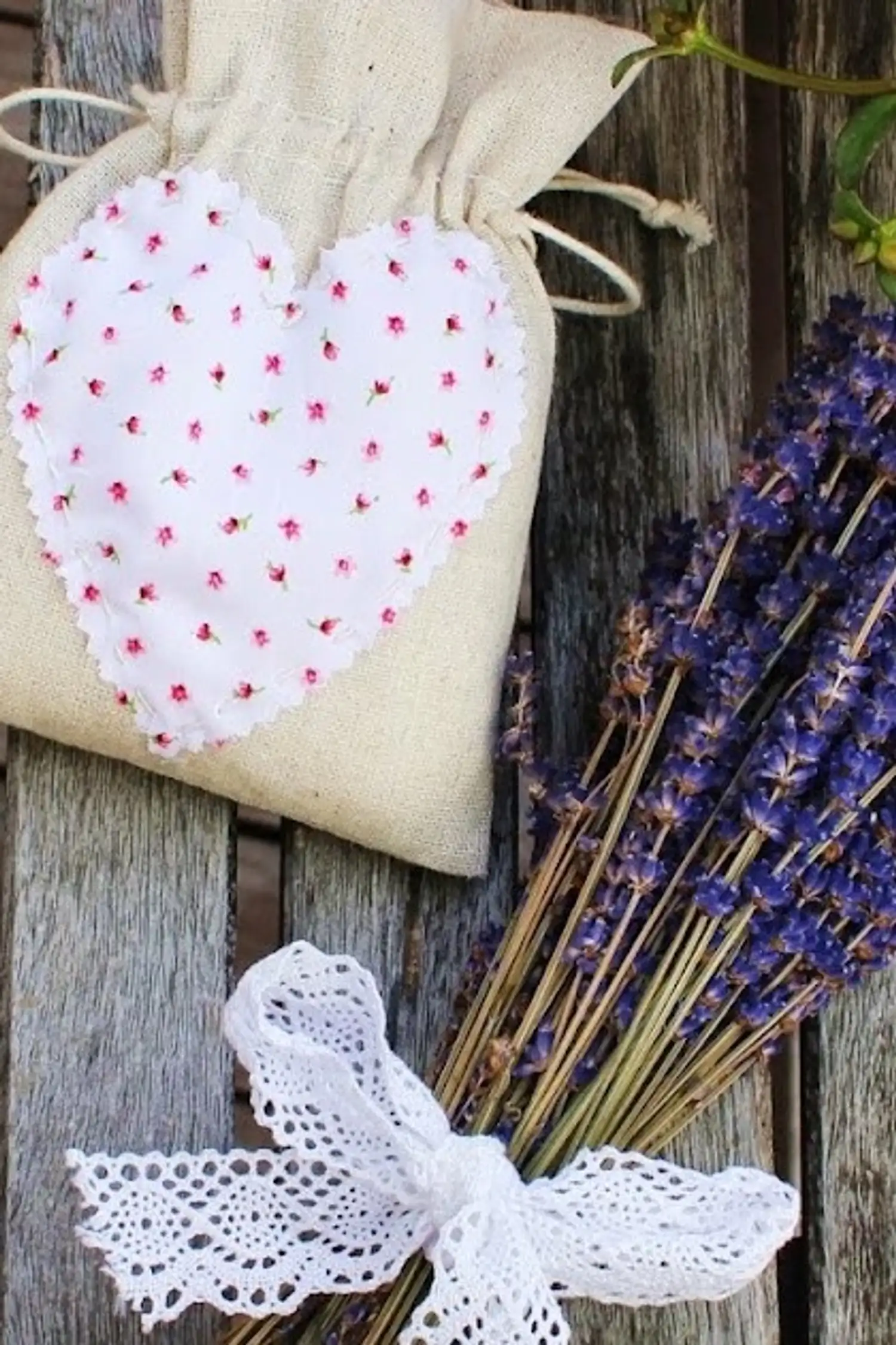 Making Lavender Sachets