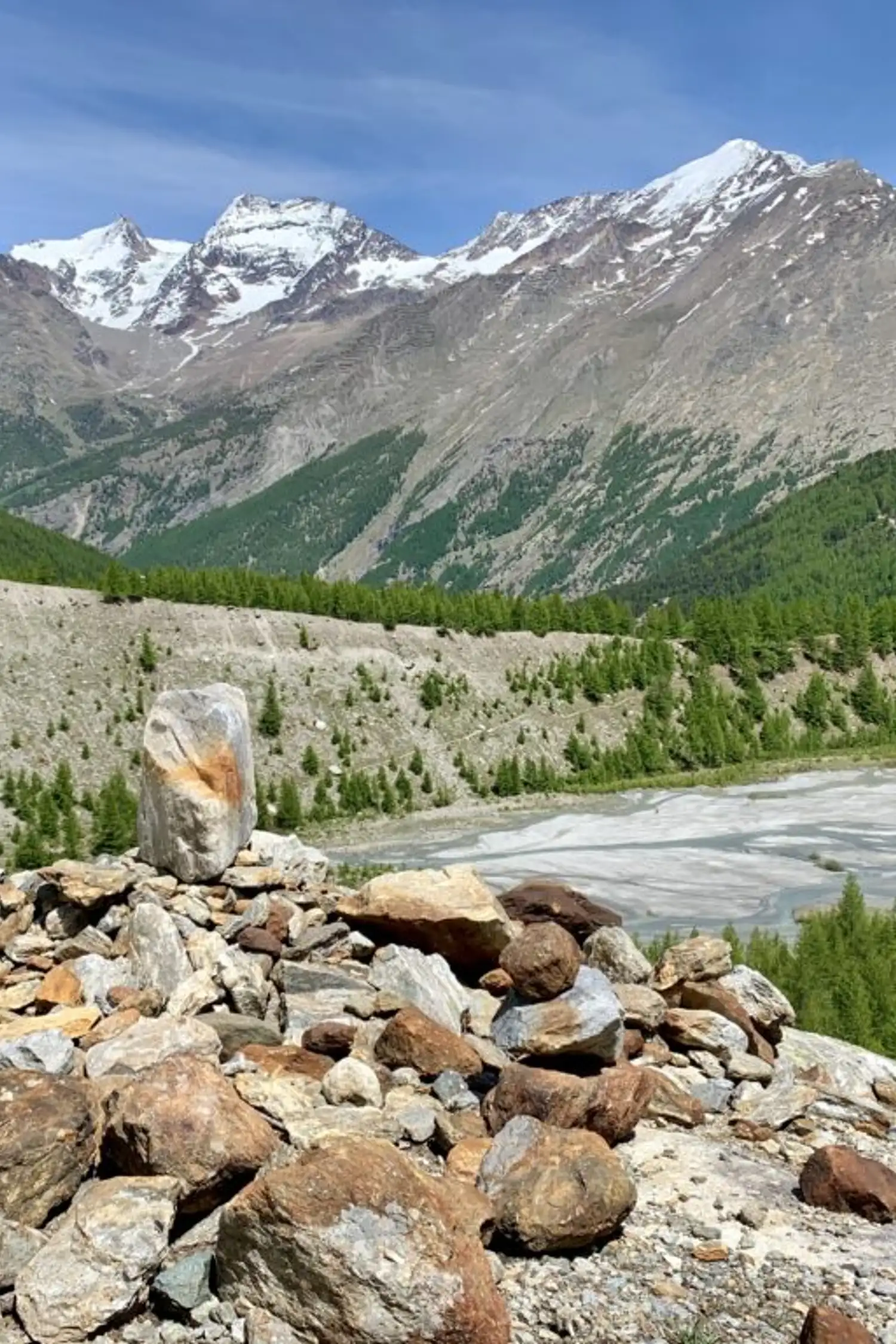 Randonnée vers le lac glaciaire