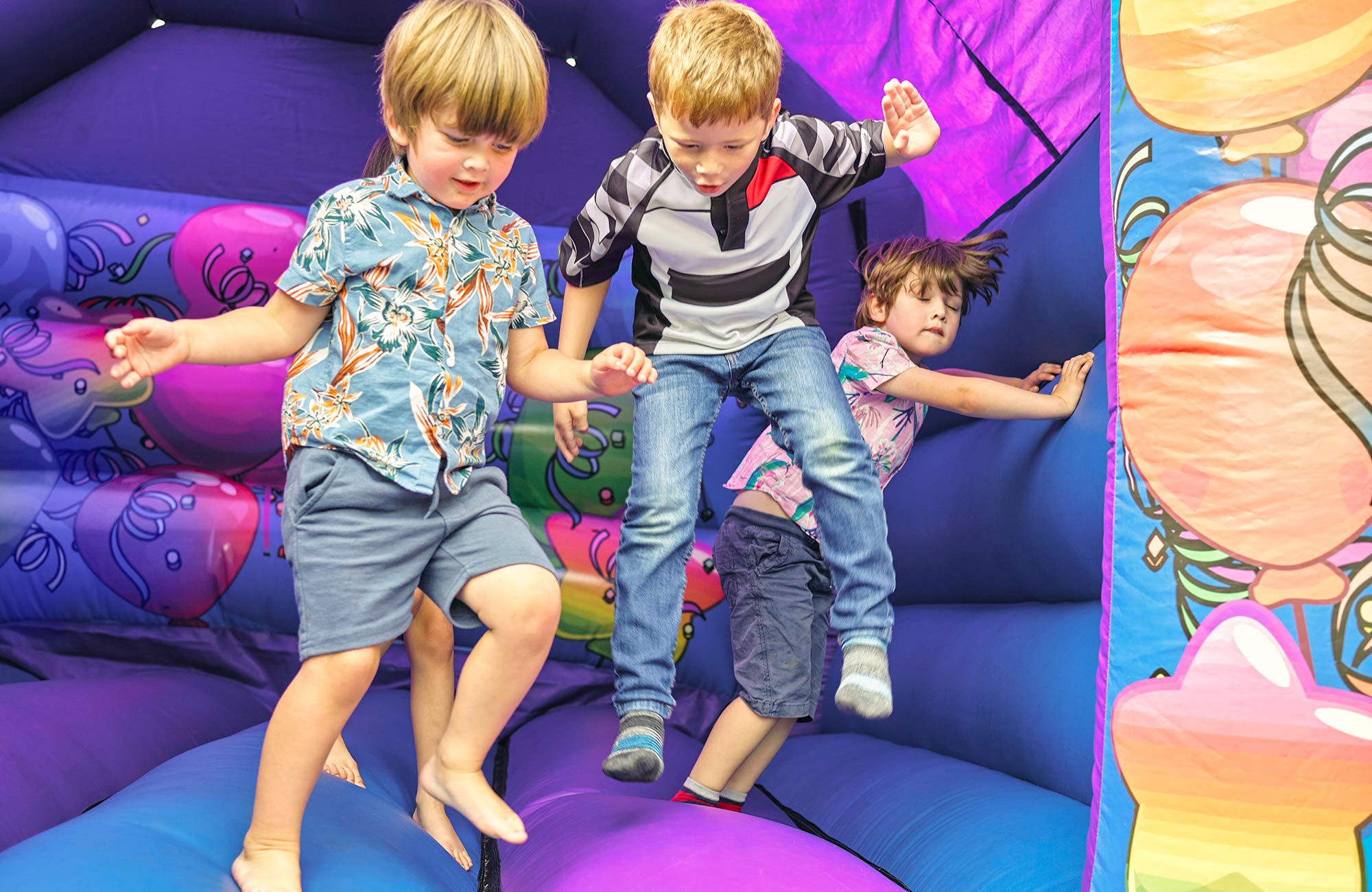 School holiday kick-off party in the beer garden