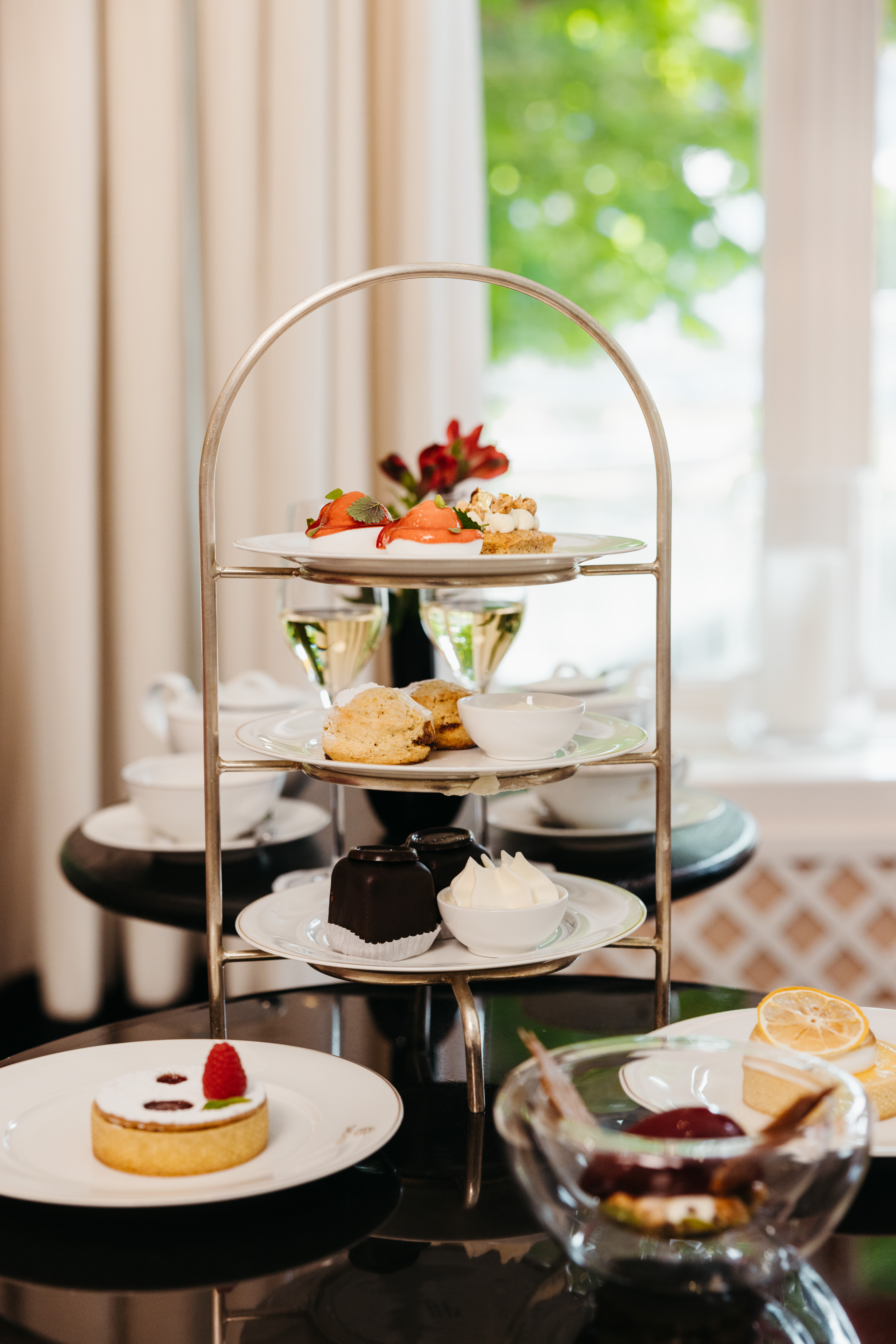 Afternoon tea at Hotel Sacher Salzburg