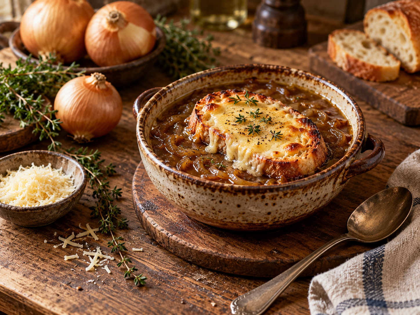 Französische Zwiebelsuppe