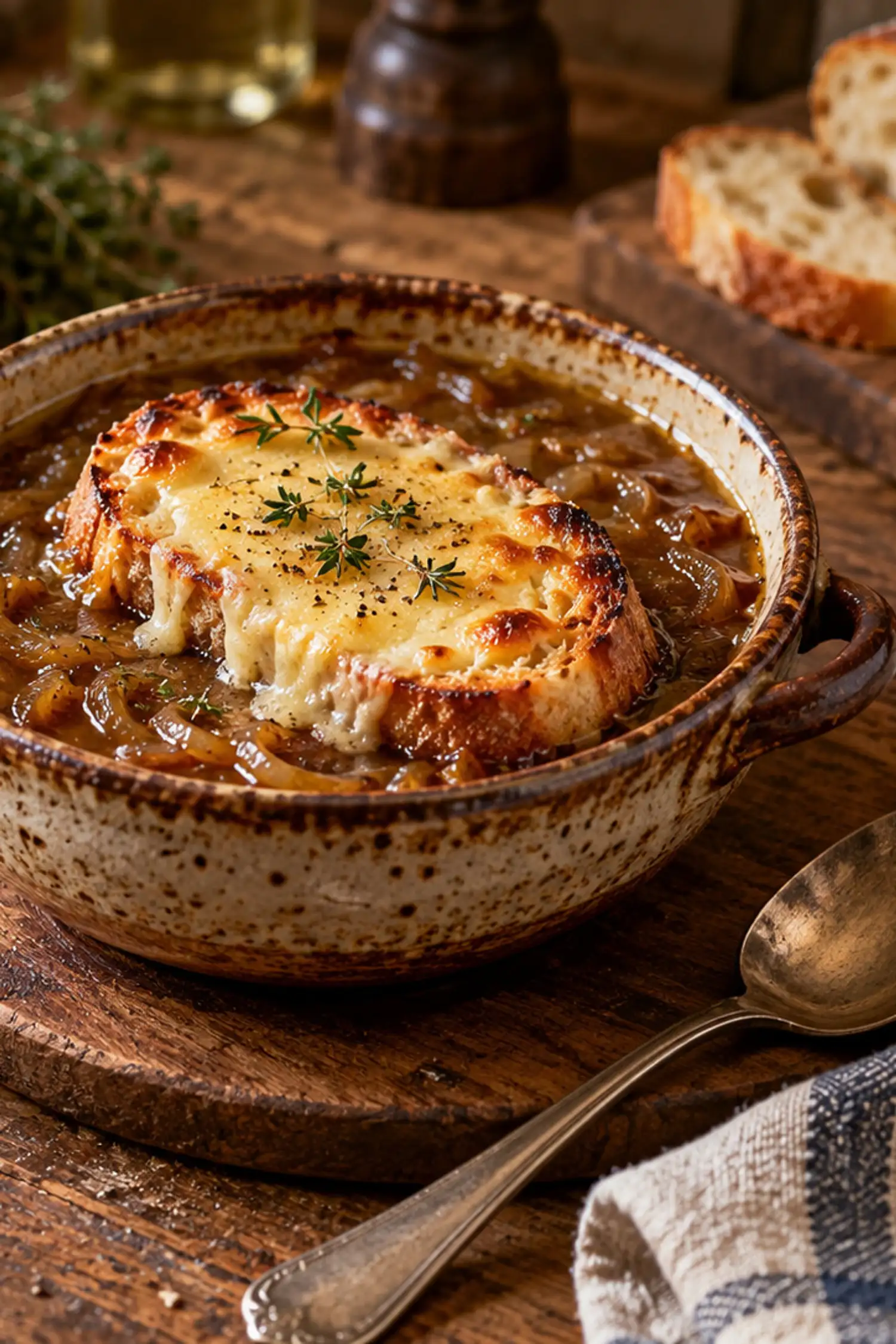Französische Zwiebelsuppe