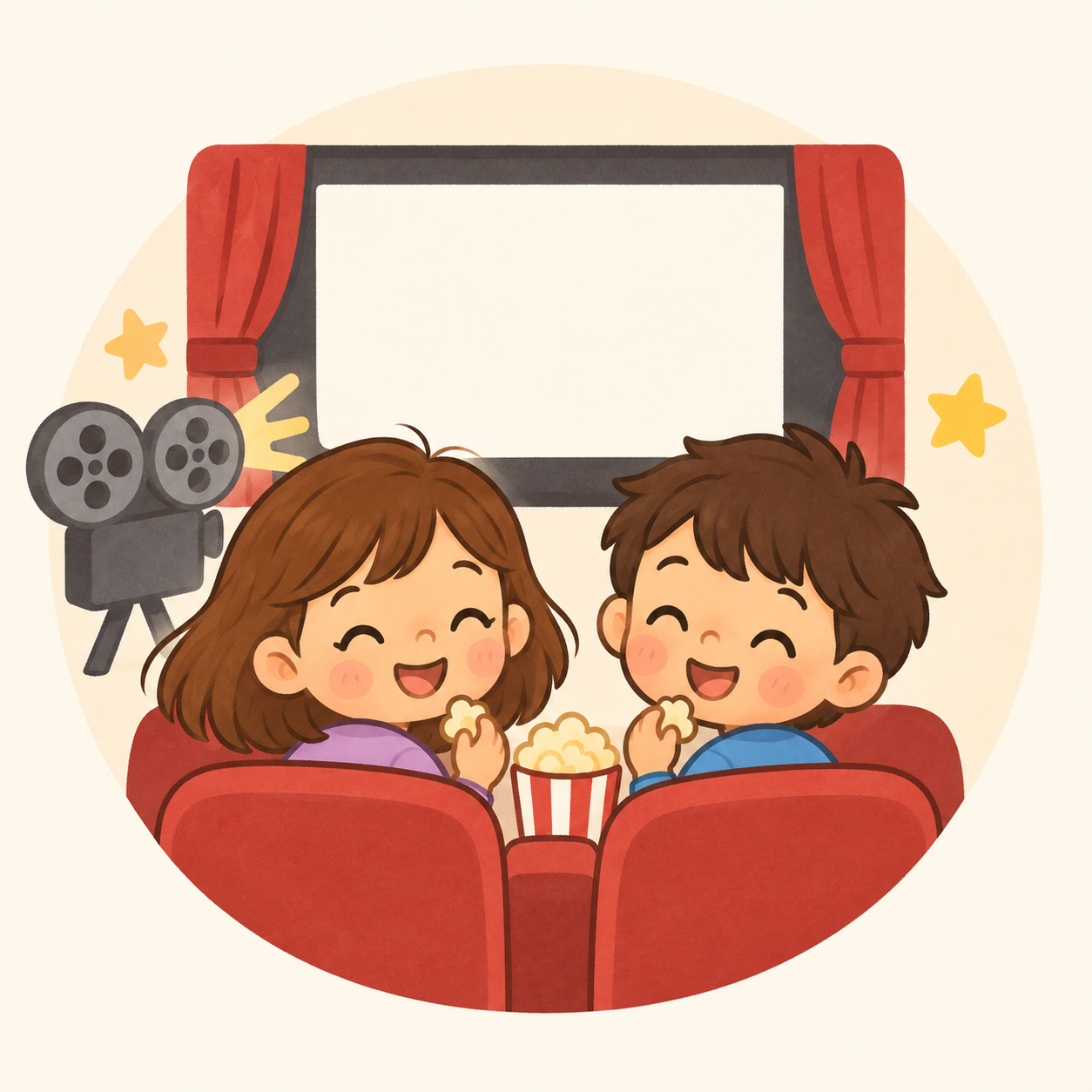 Children's Movie Screening in the Hotel Lobby
