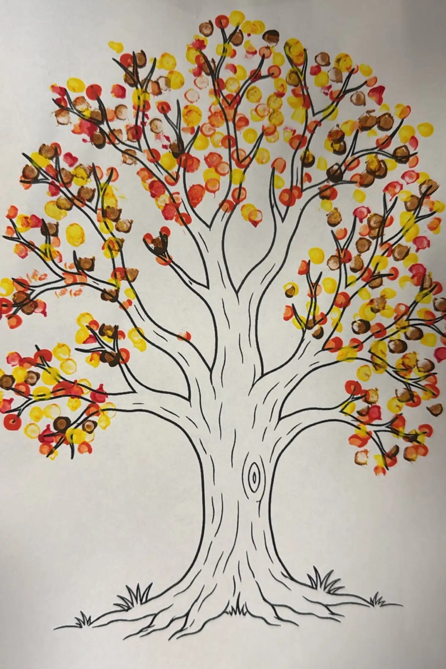 Herbstbilder aus Korken