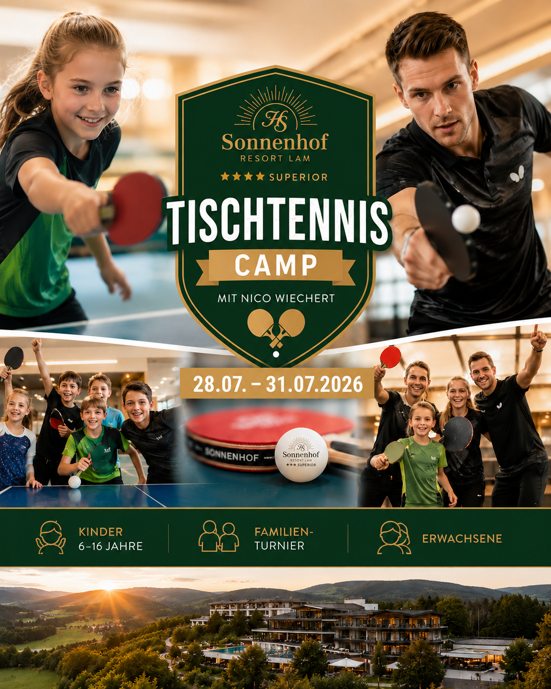 Tischtennis-Camp mit Nico Wiechert - Erwachsene