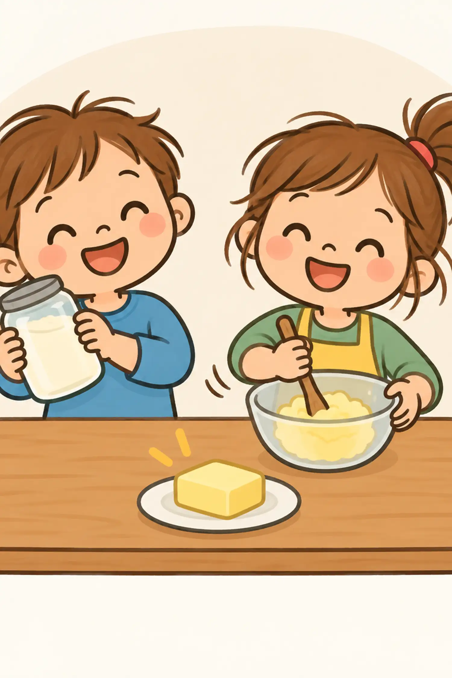 Milking & Churning Butter