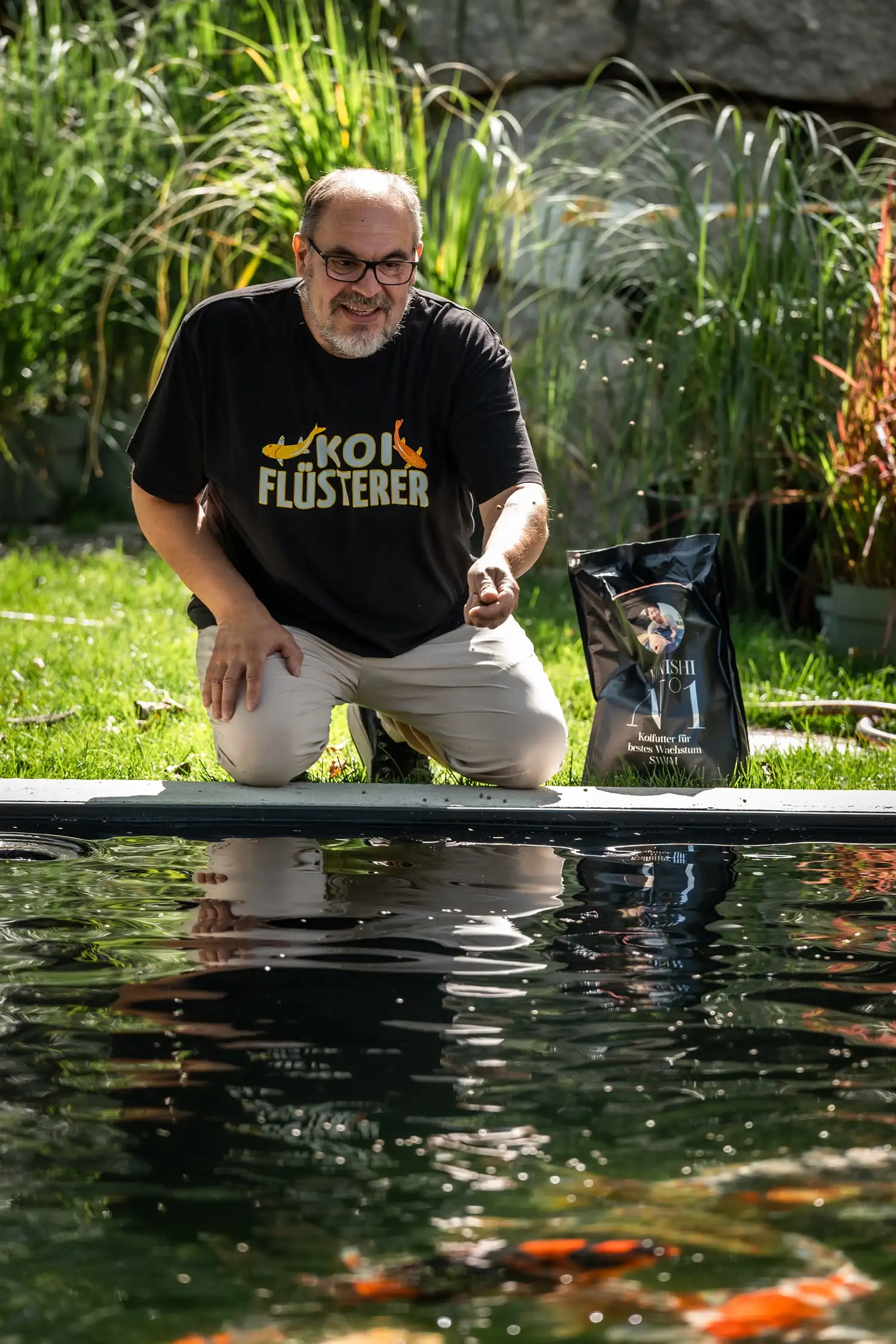 Koi Feeding