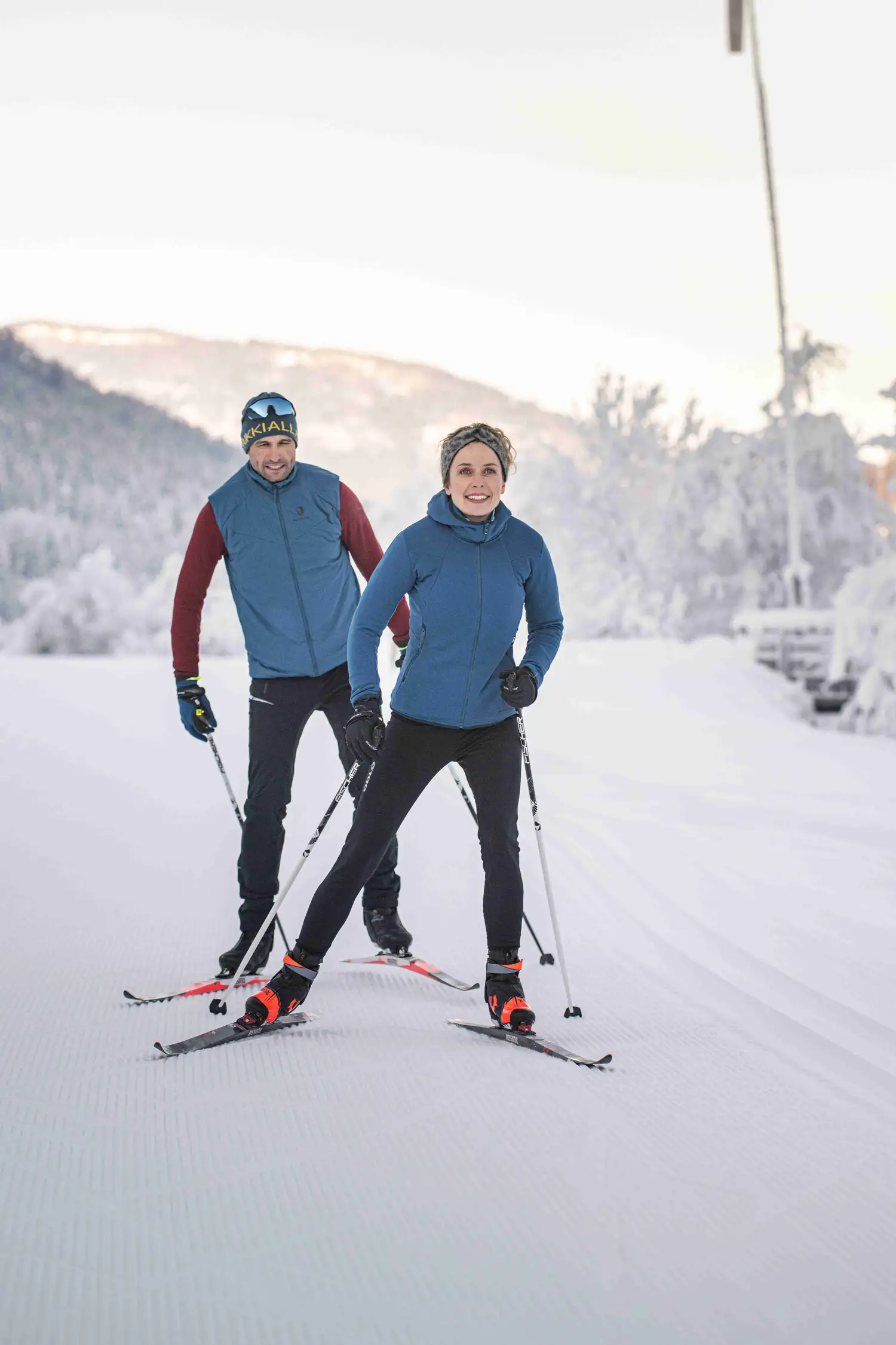 Freitag: Langlauf Skating. Technik verfeinern.