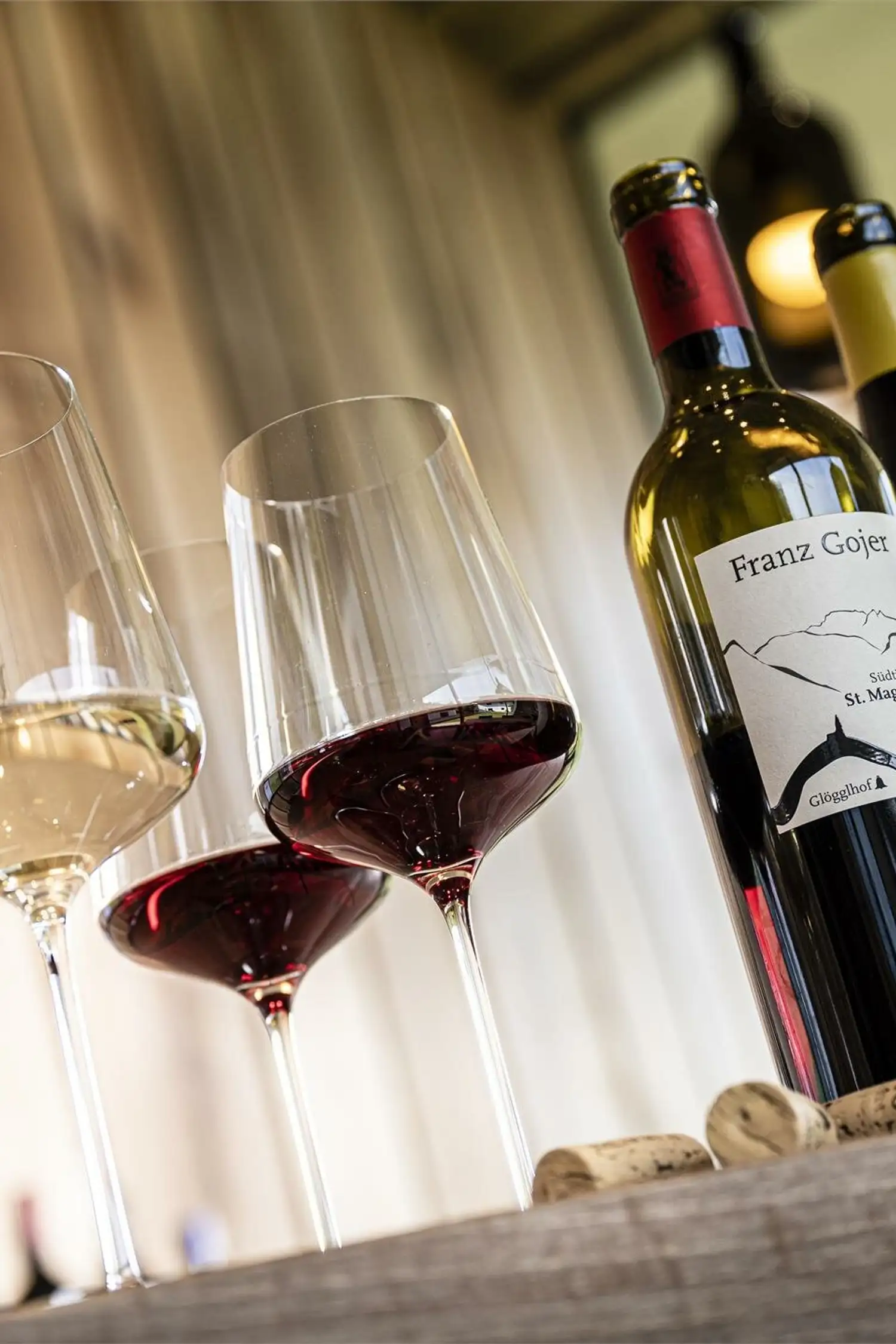 Weinverkostung im Weingut Franz Gojer
