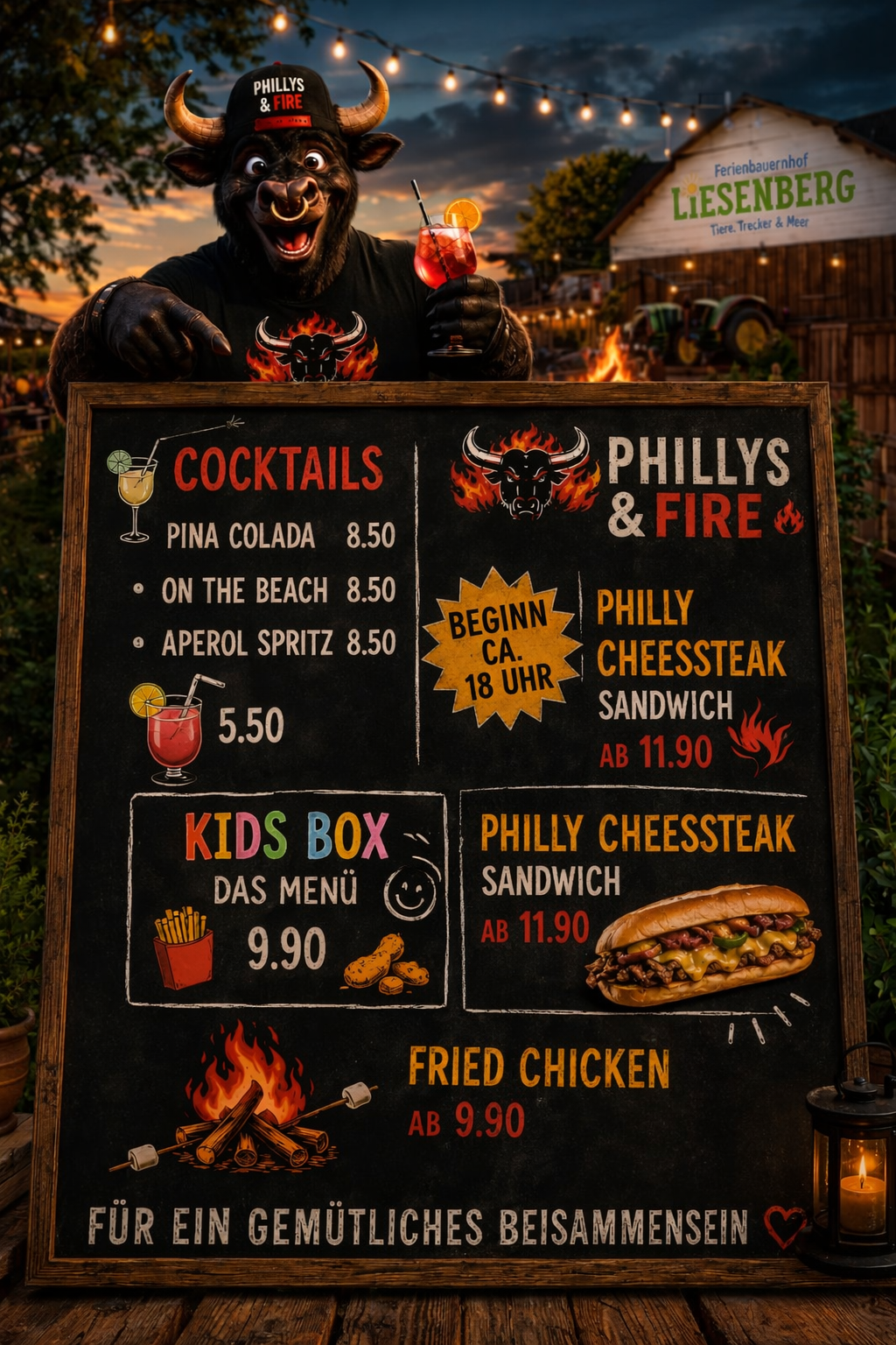 Phillys & Fire Food Truck 