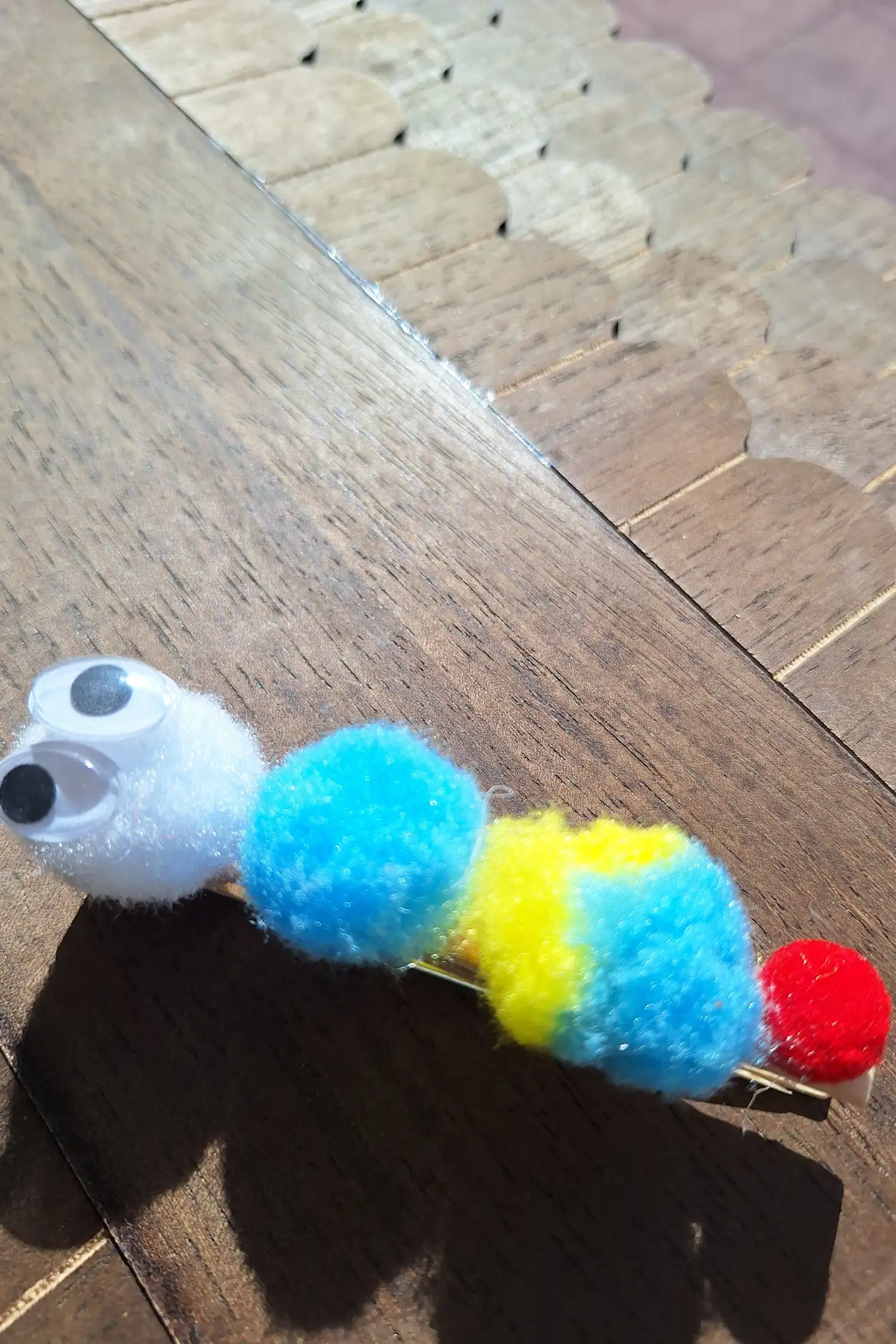 Bunte Raupe