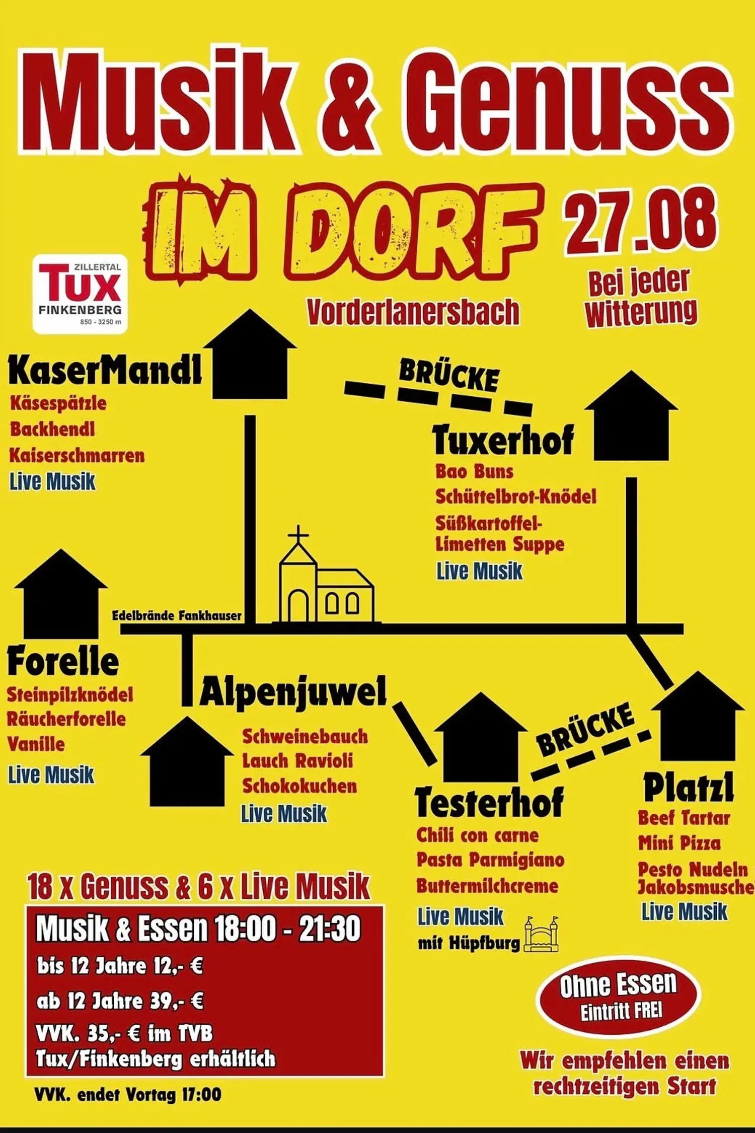 Musik & Genuss im Dorf