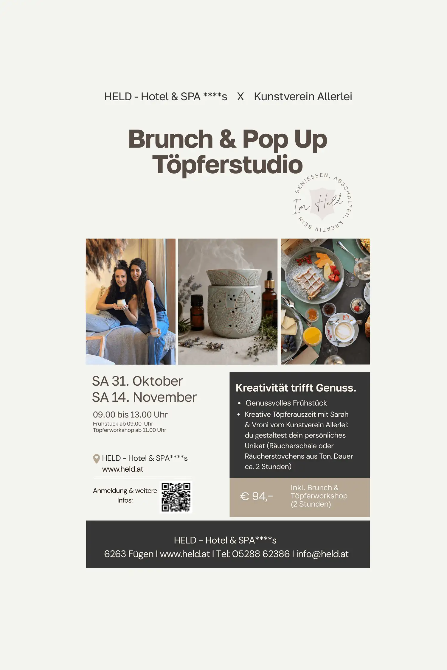 Pottery & Brunch Experience 