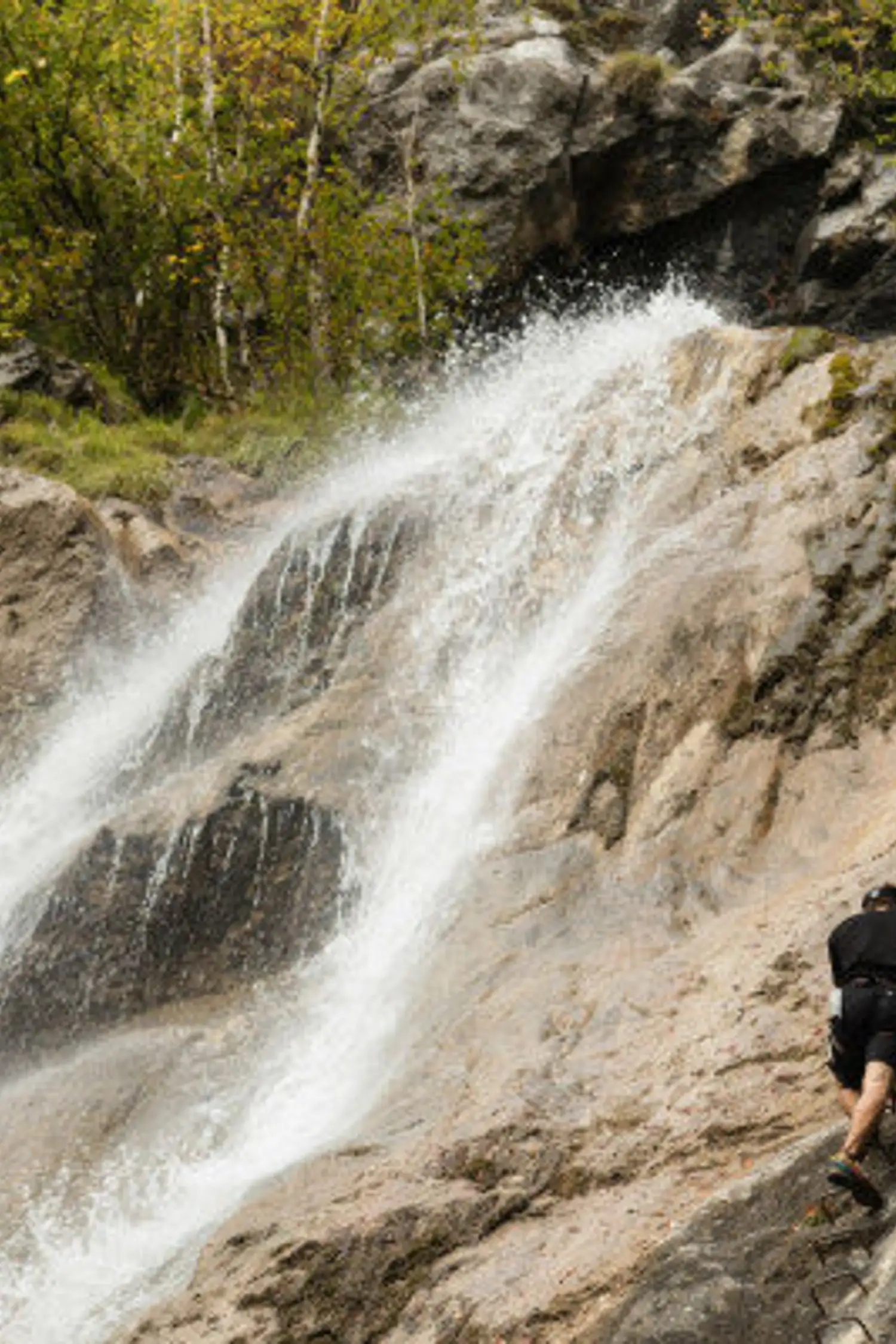 Via ferrata waterfall St. Anton i. M.