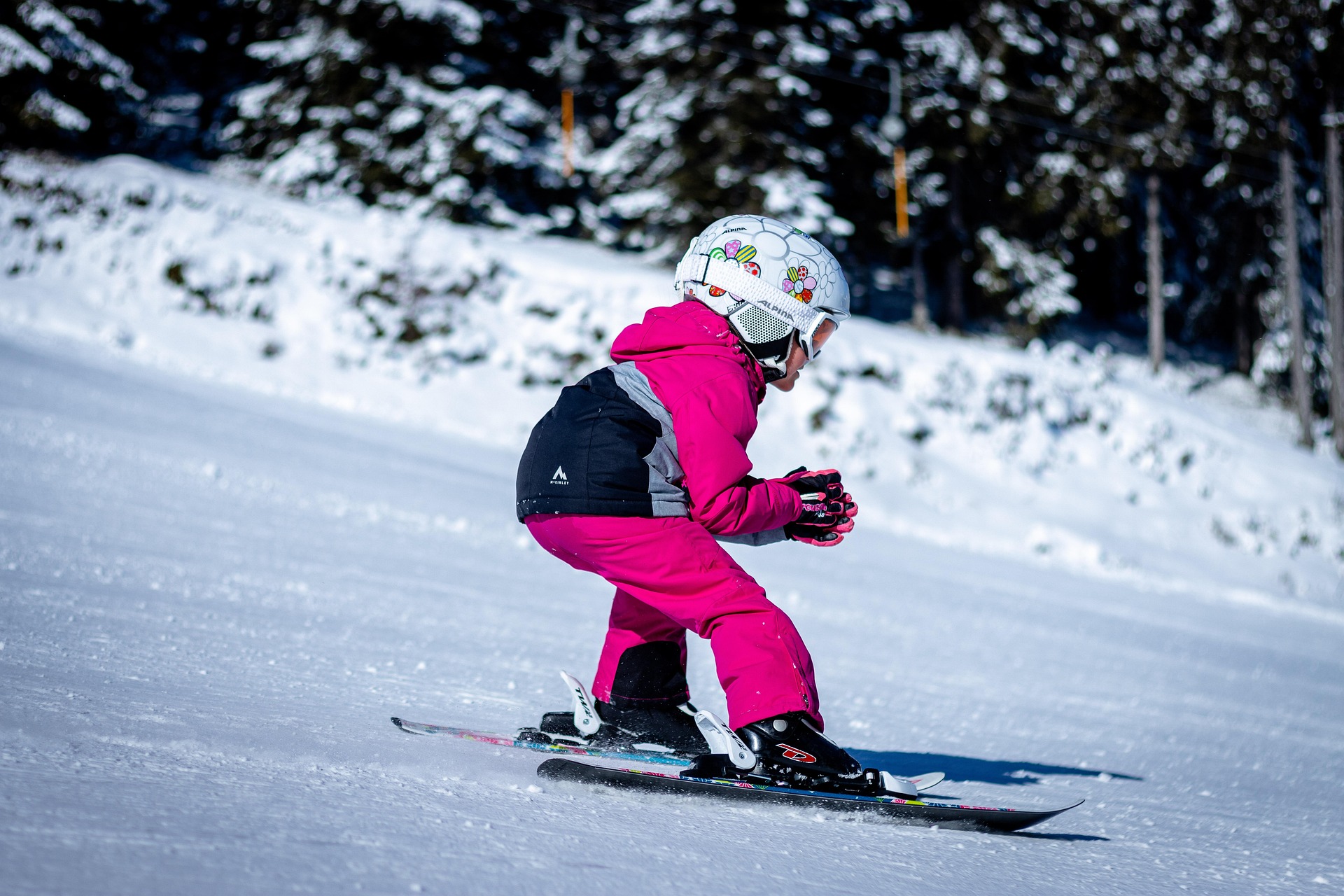 Children's ski course with Thomas