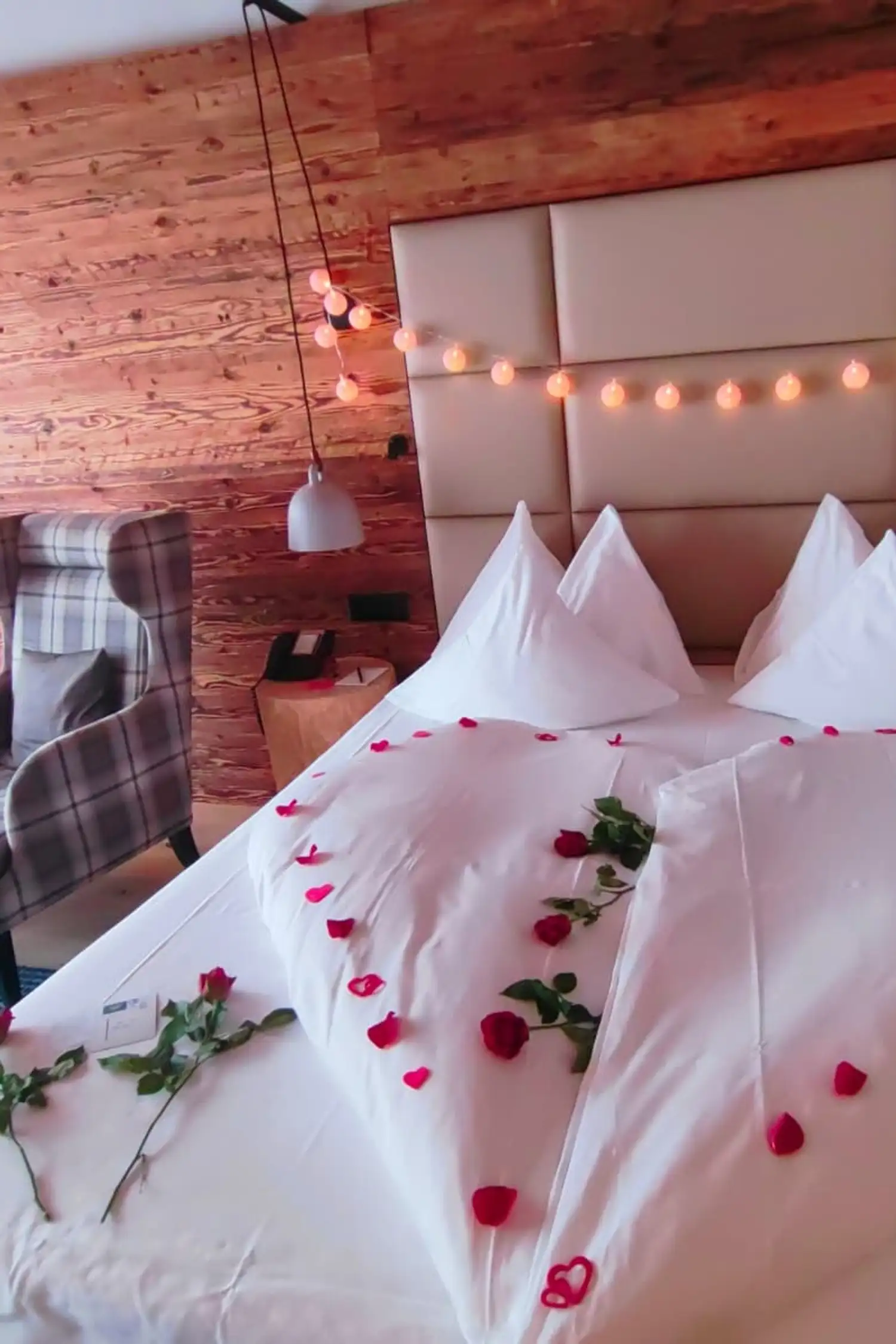 chambre à la décoration romantique