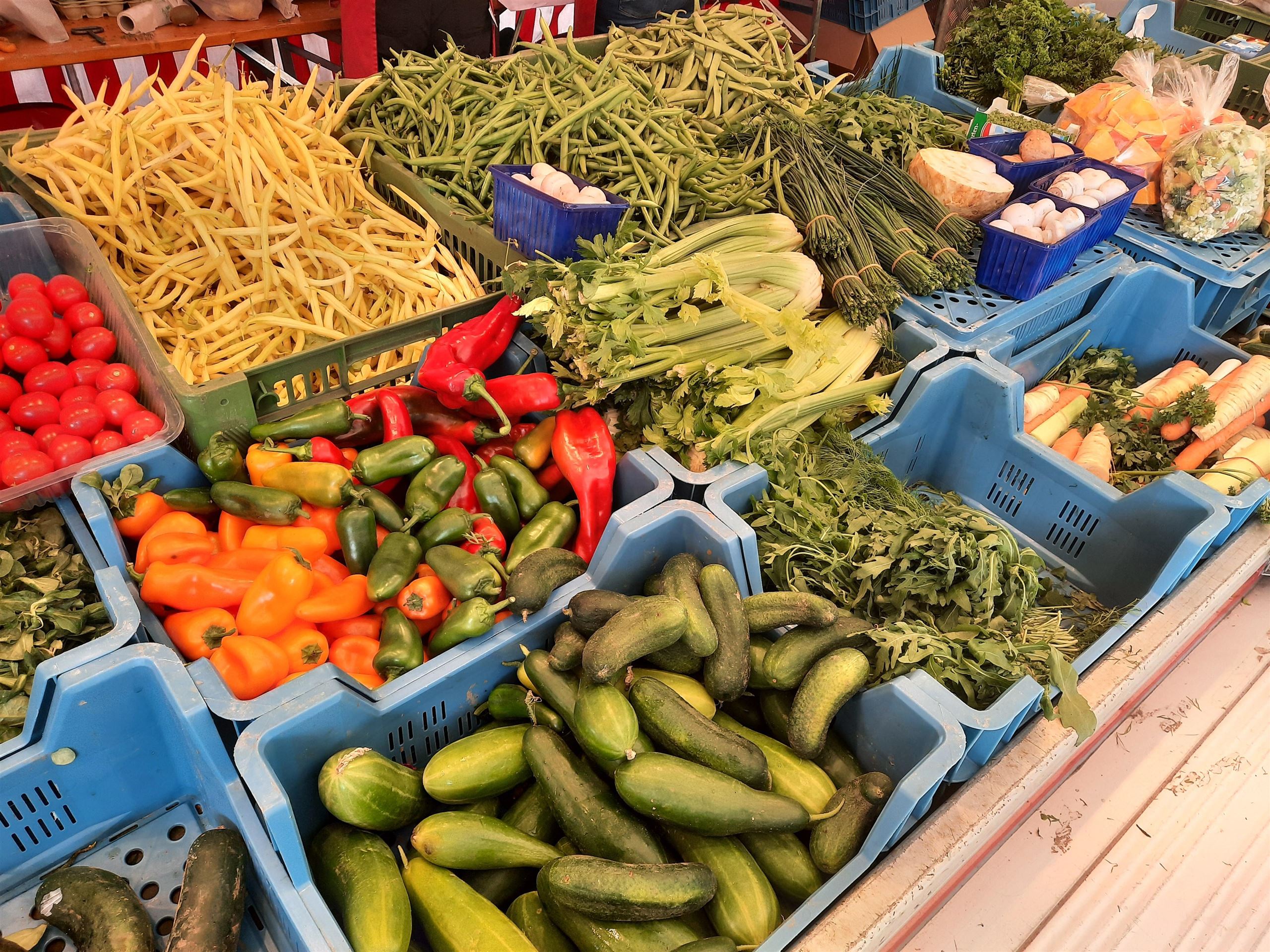 Gemüsemarkt in St. Johann