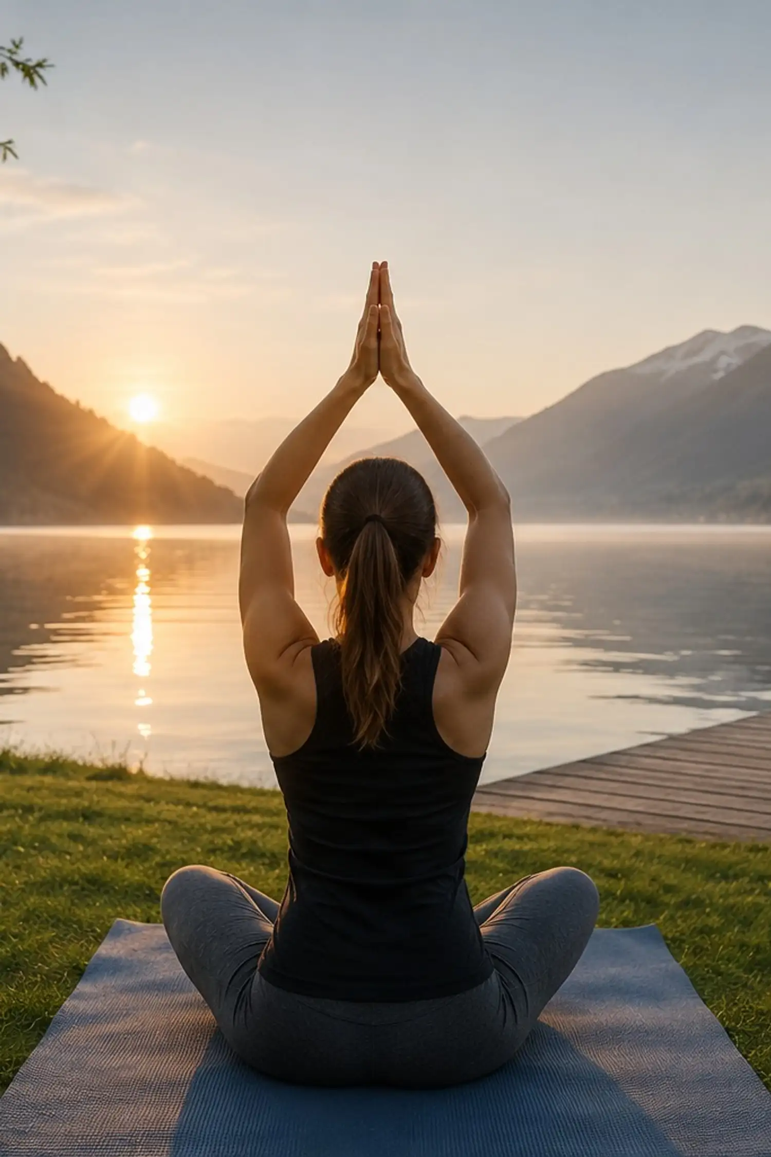 Yoga am Weststrand
