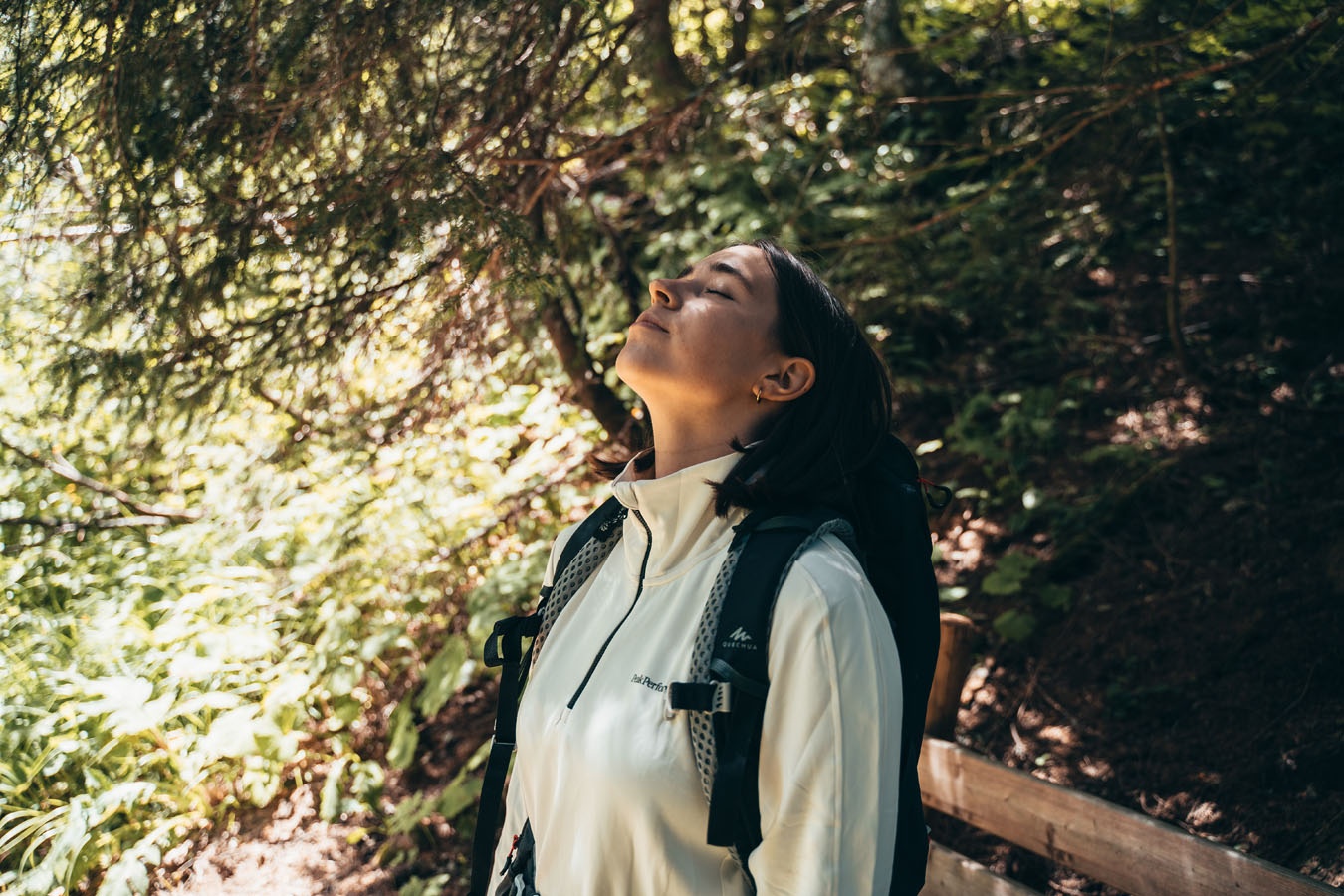 Waldbaden in Damüls - Wellness im Wald mit Dorothea Nachbaur